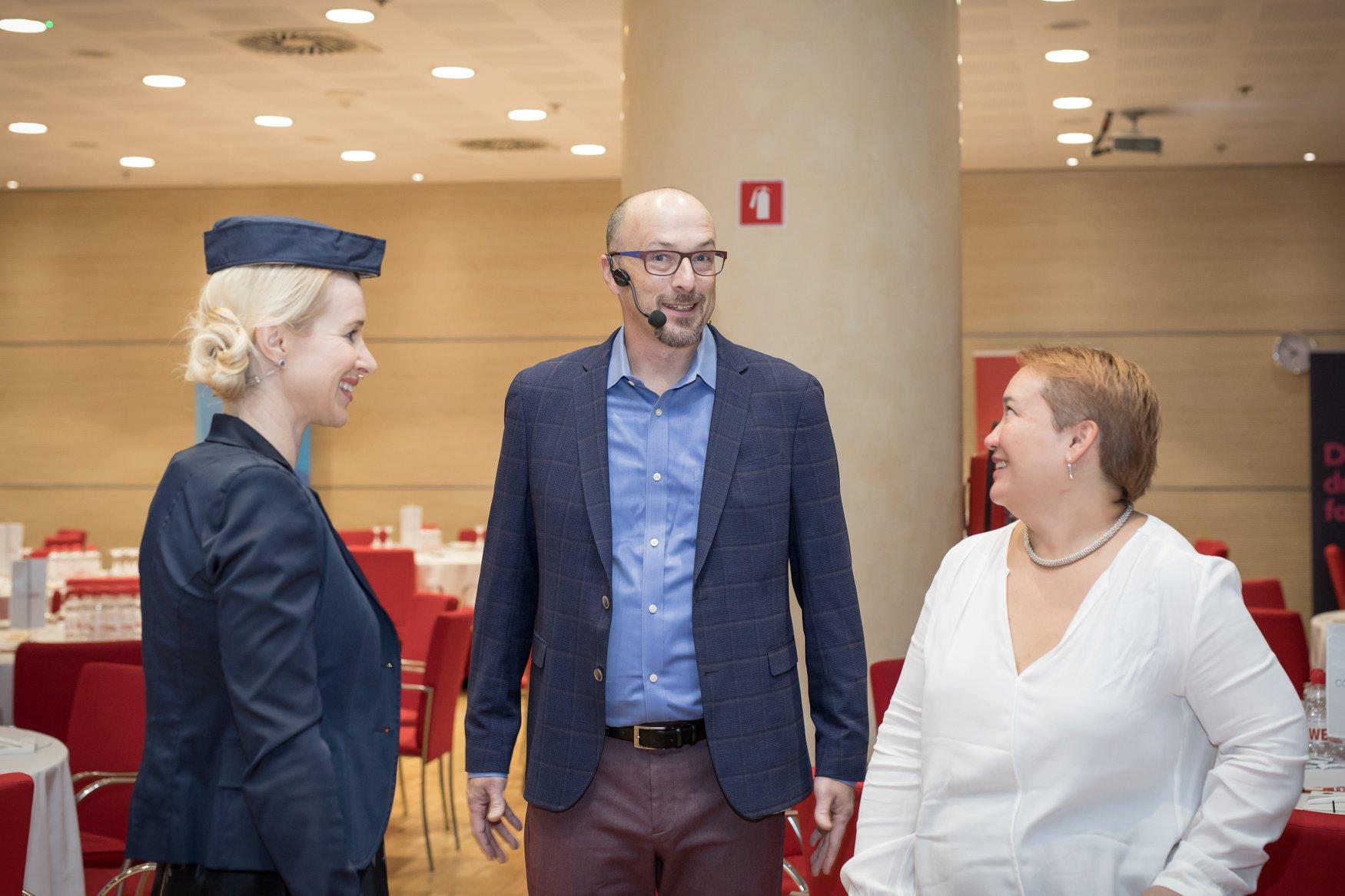 Speaking for Competo in Solvenia