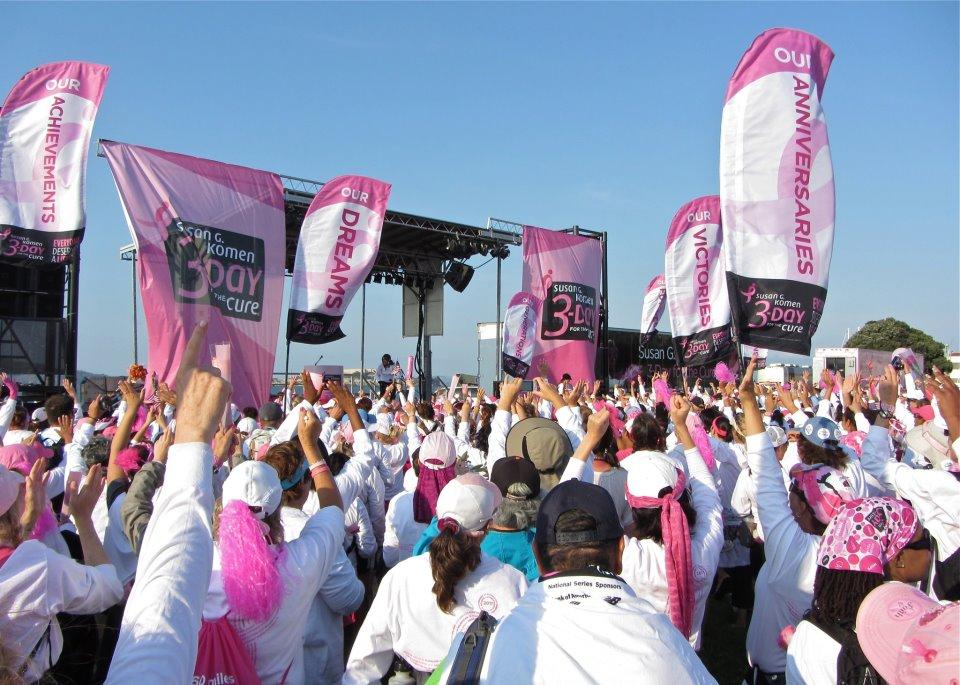 Susan G Komen's 3-Day Closing Ceremony in San Diego