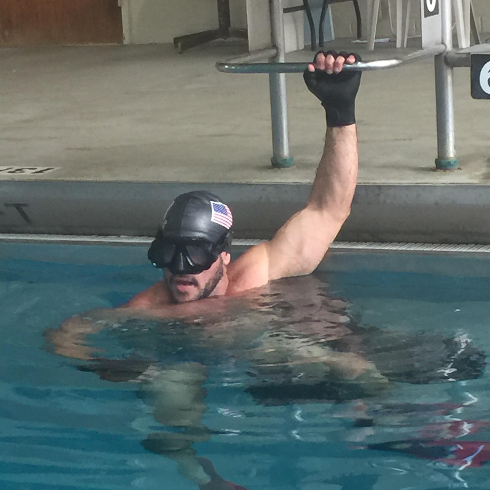 Joe training for Ironman 2020