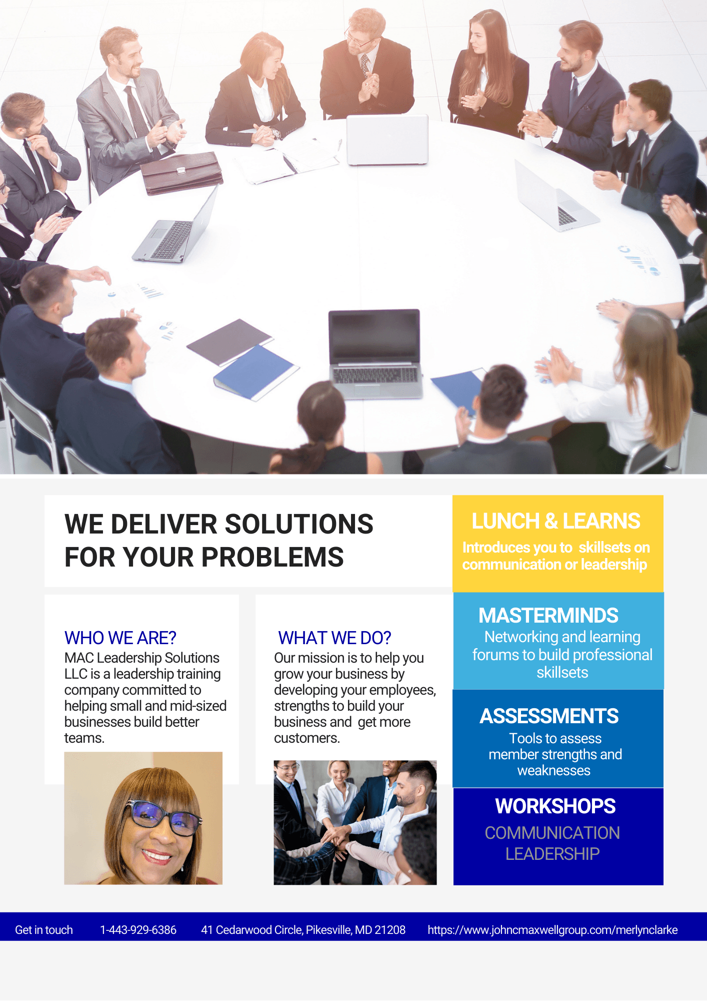 MAC Leadership Solutions Flyer Bus Service Offer Flyer 1