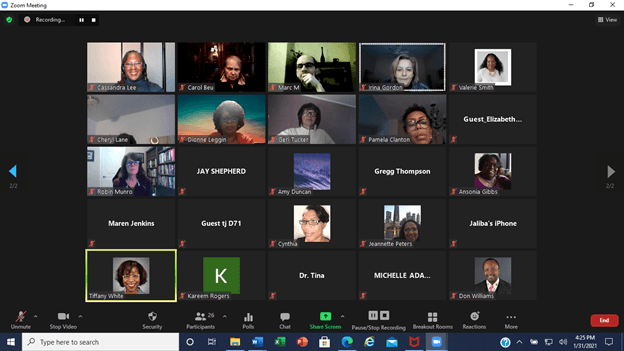 Cassandra Moderates Virtual Member Recruiting Seminar