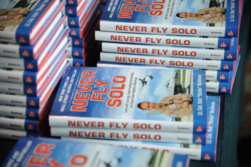 Never Fly Solo book group photo small