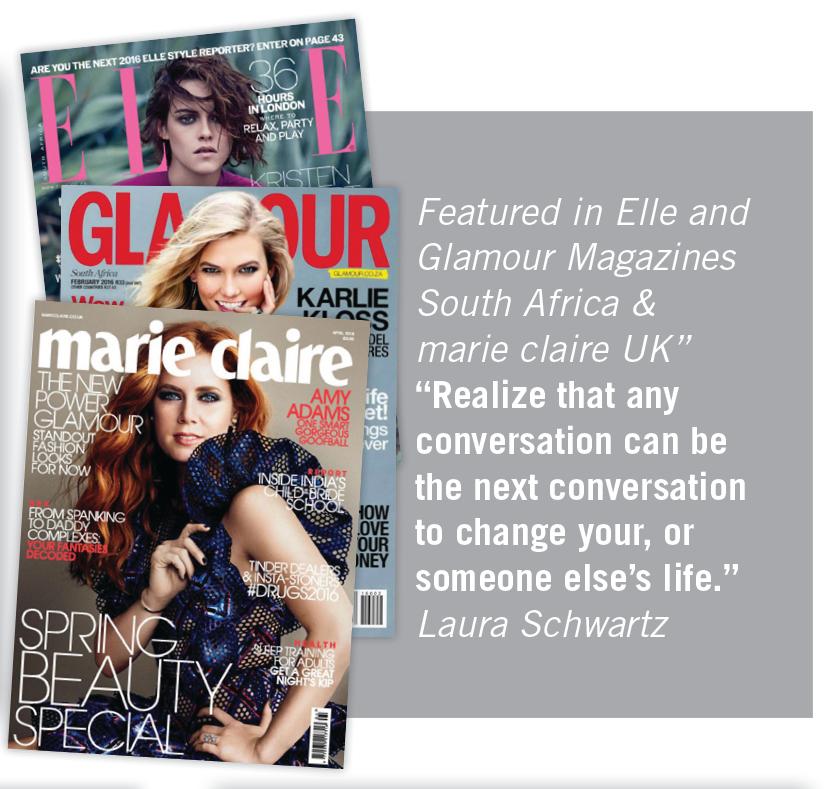 MAGAZINE - Laura featured in Marie Claire and Elle Magazines