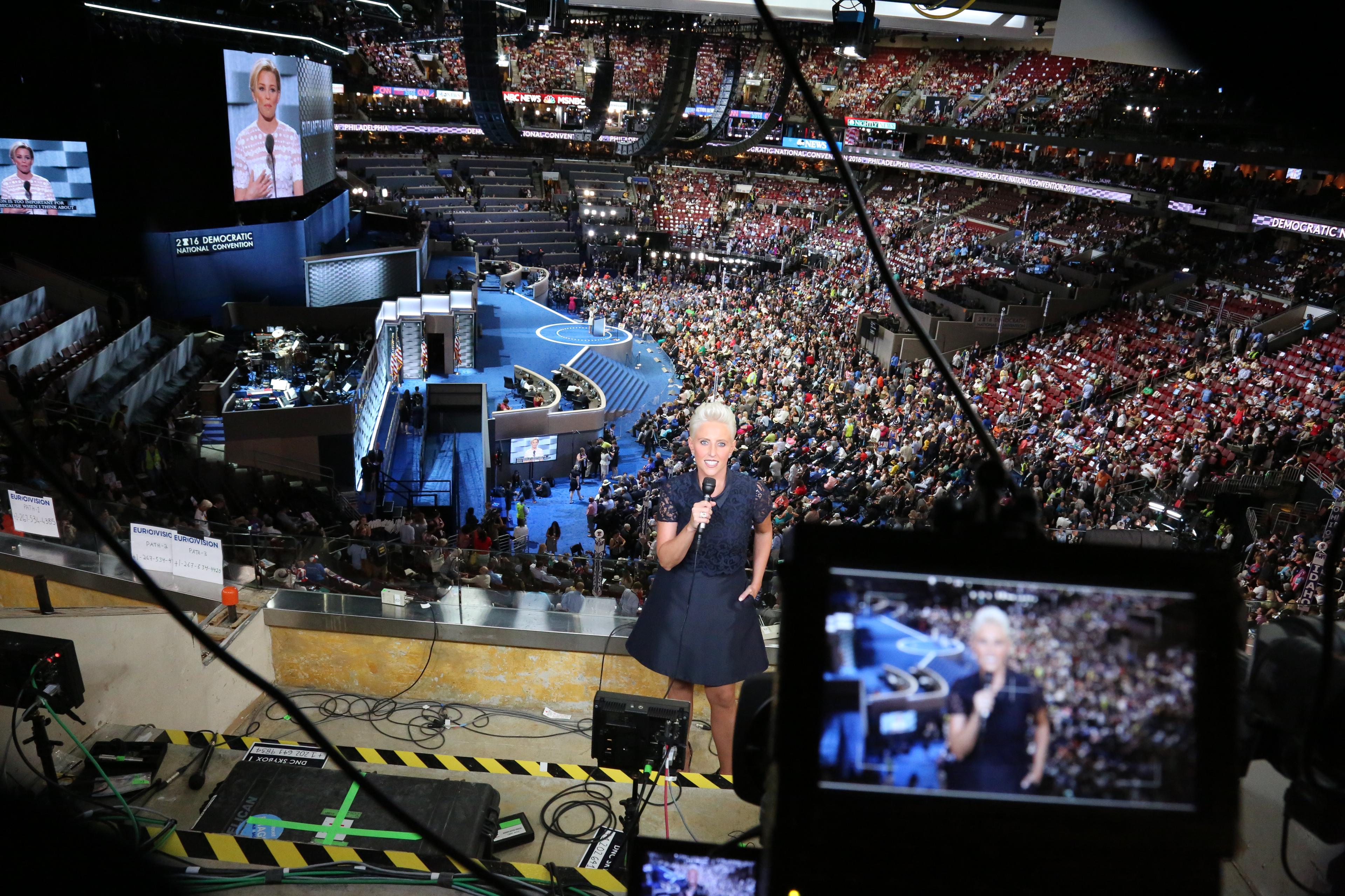 Laura covers the DNC 2016 for the BBC
