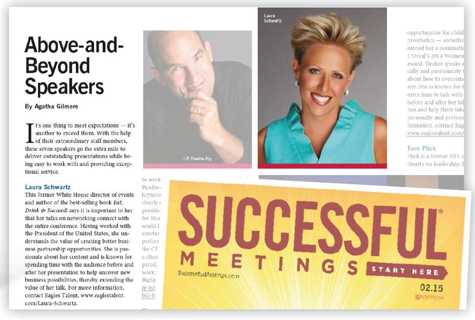 MAGAZINE - Laura featured in Successful Meetings Magazine