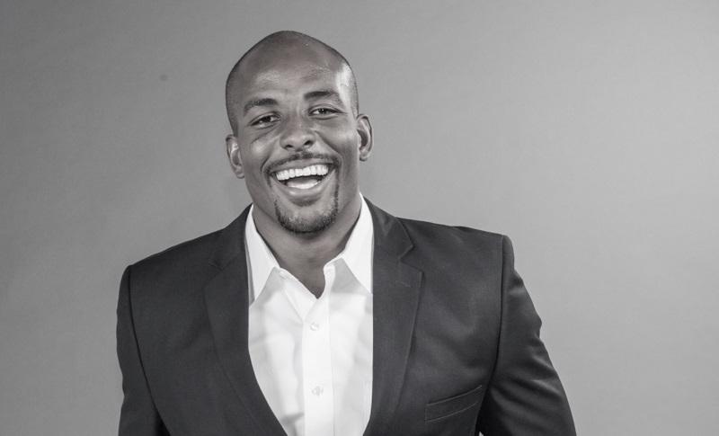 Peter Yobo black and white