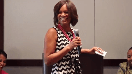 Nicole Calhoun Moderating a Panel