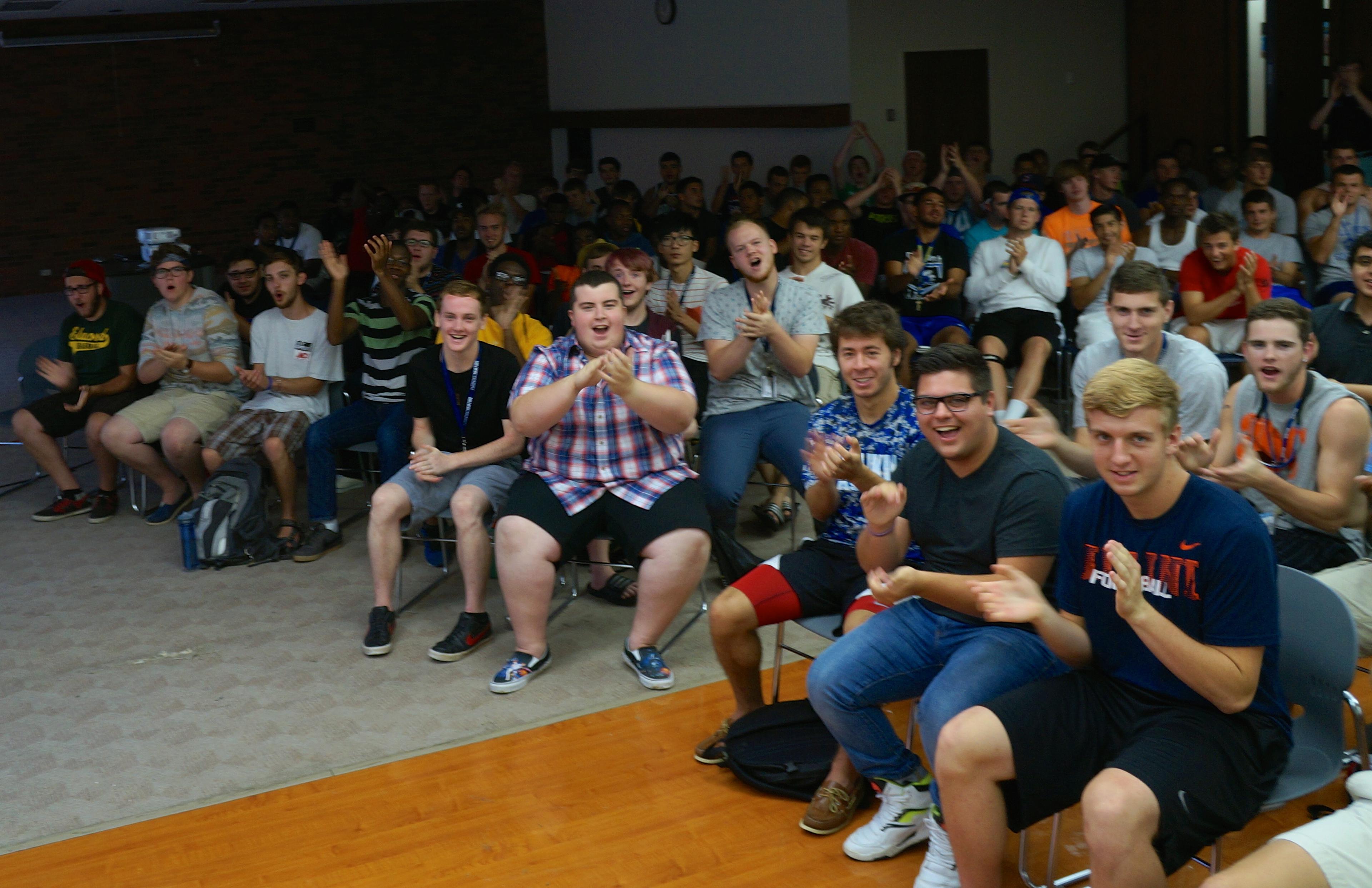 Male Student Audience