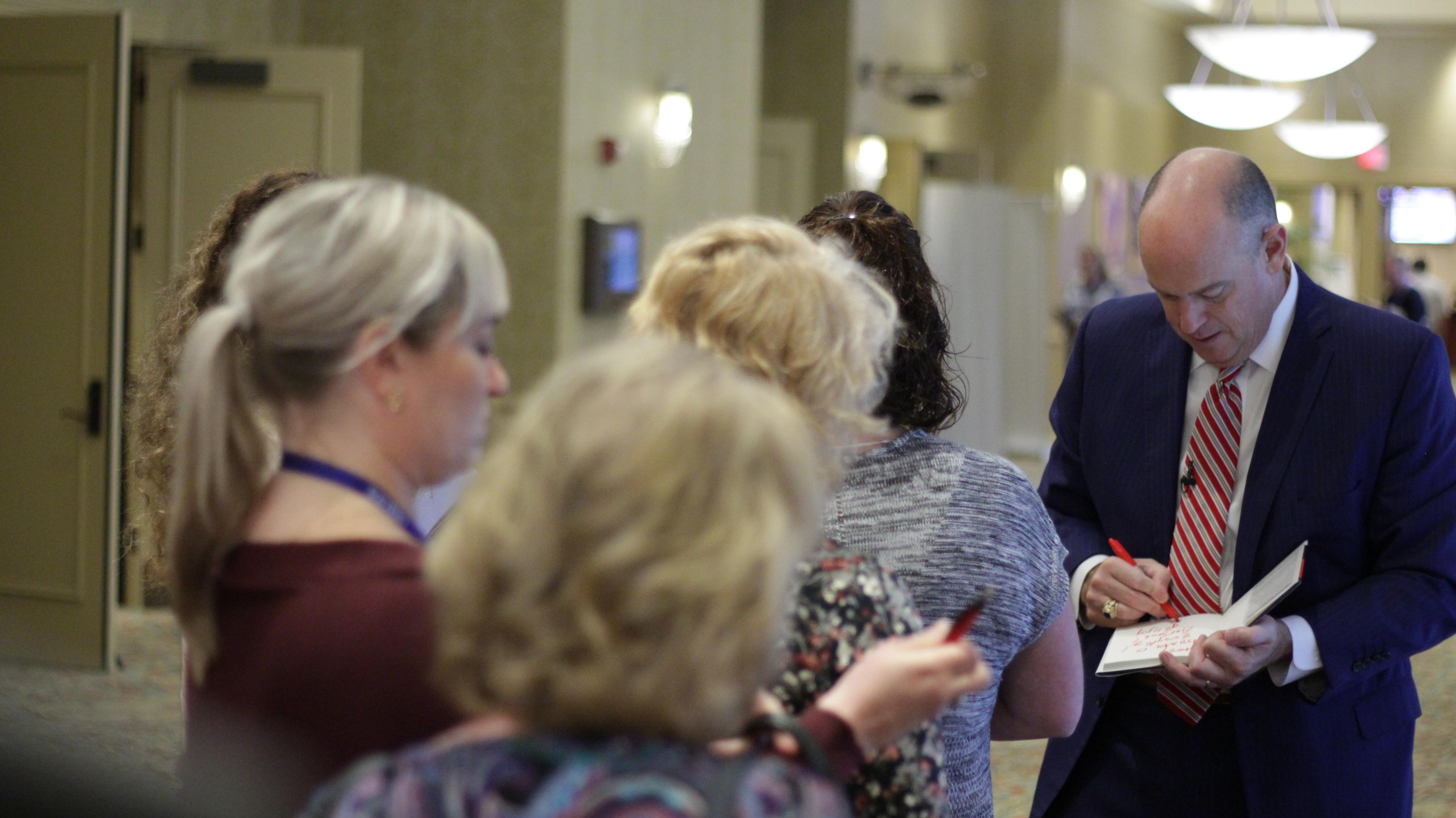 Glenn Signing His #1 Book