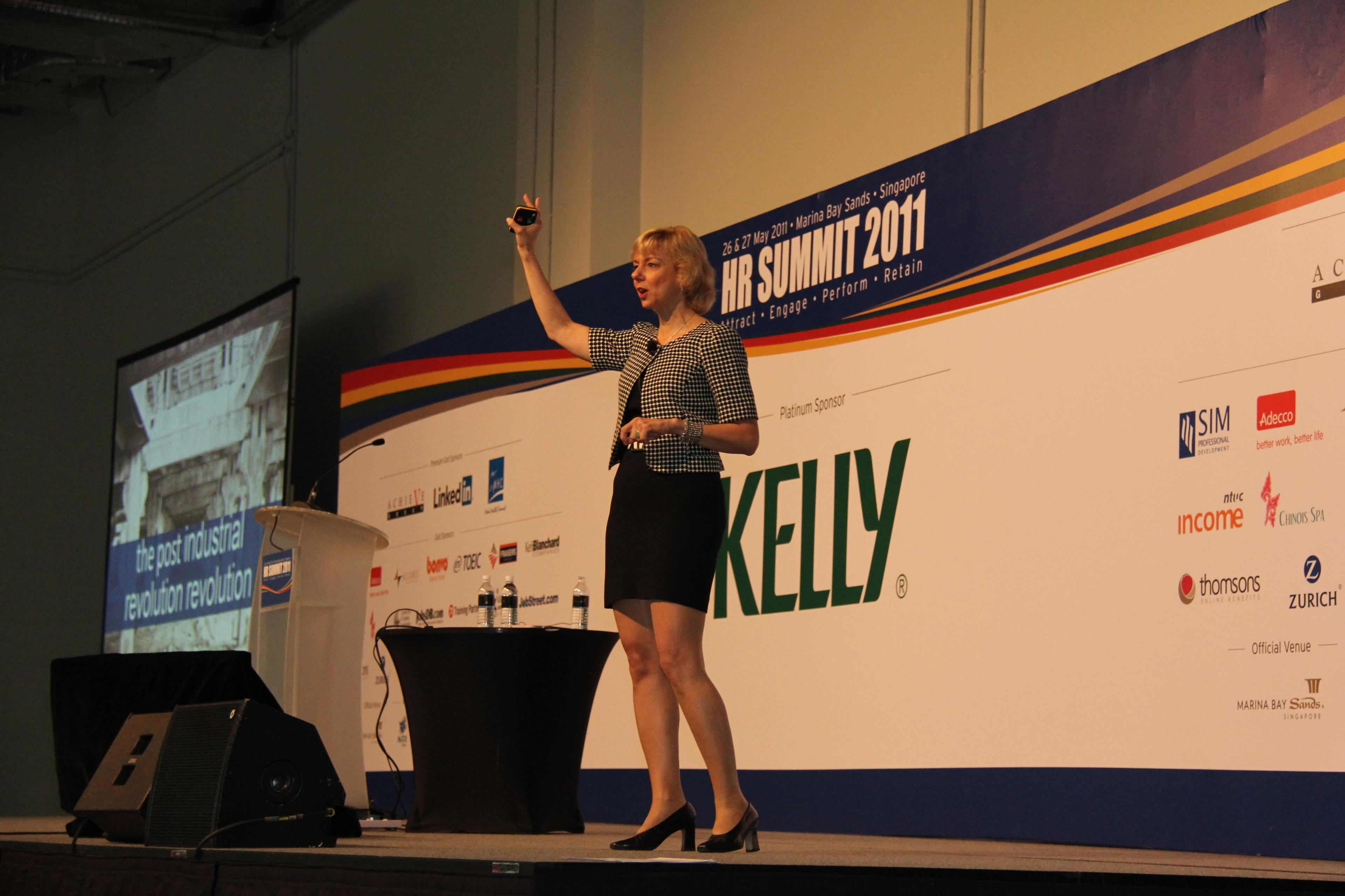 Speaking at HR Summit in Singapore
