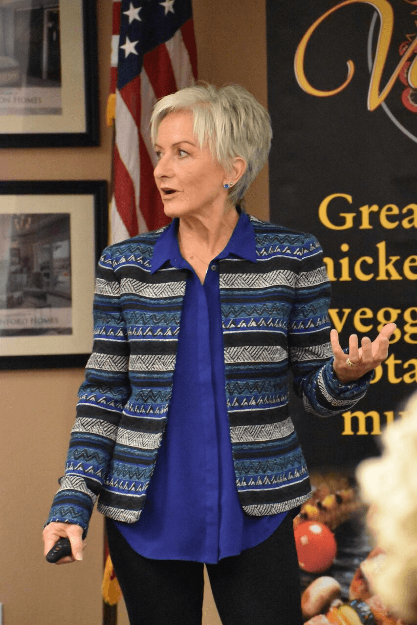 Jan speaking at LINKup2us
