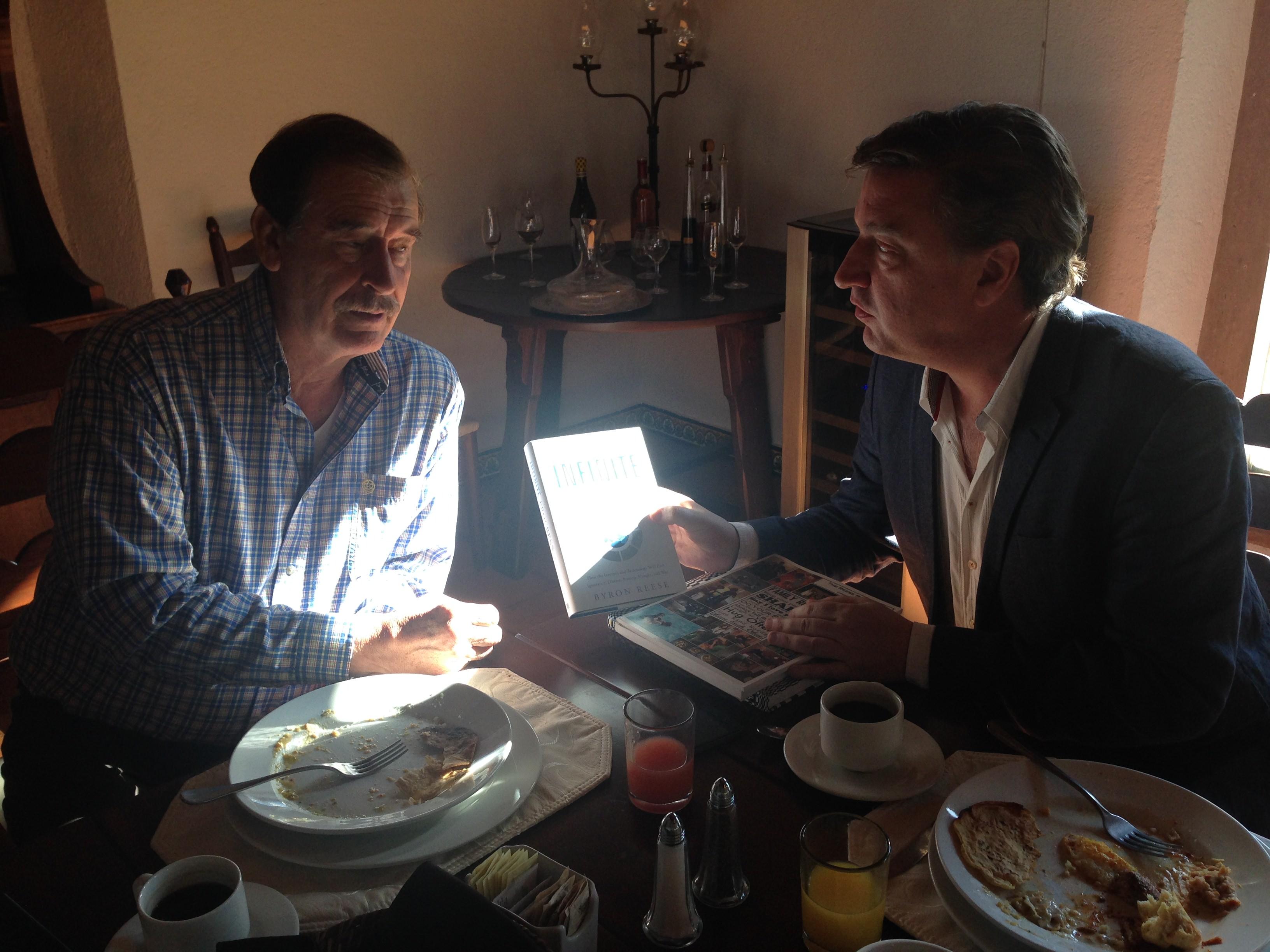 BR with Vicente Fox