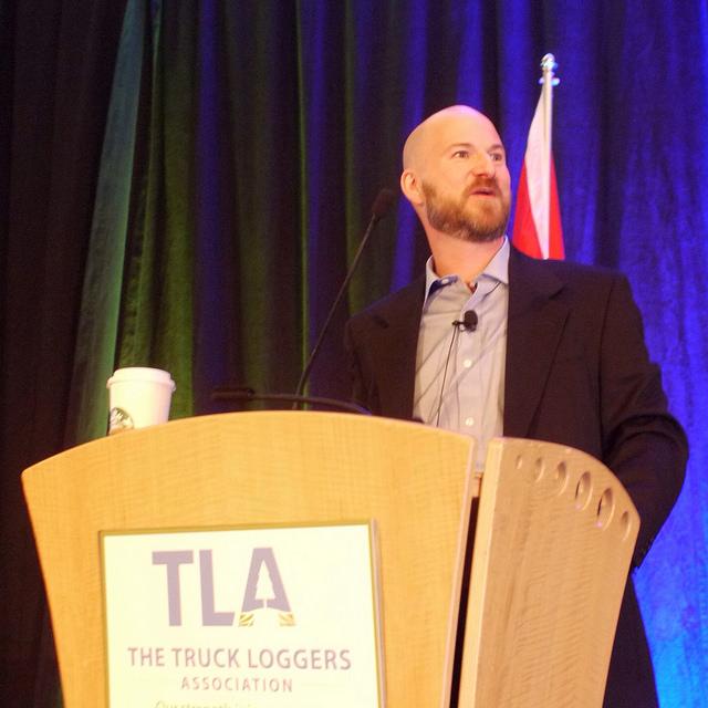 Truck Loggers Association at Podium