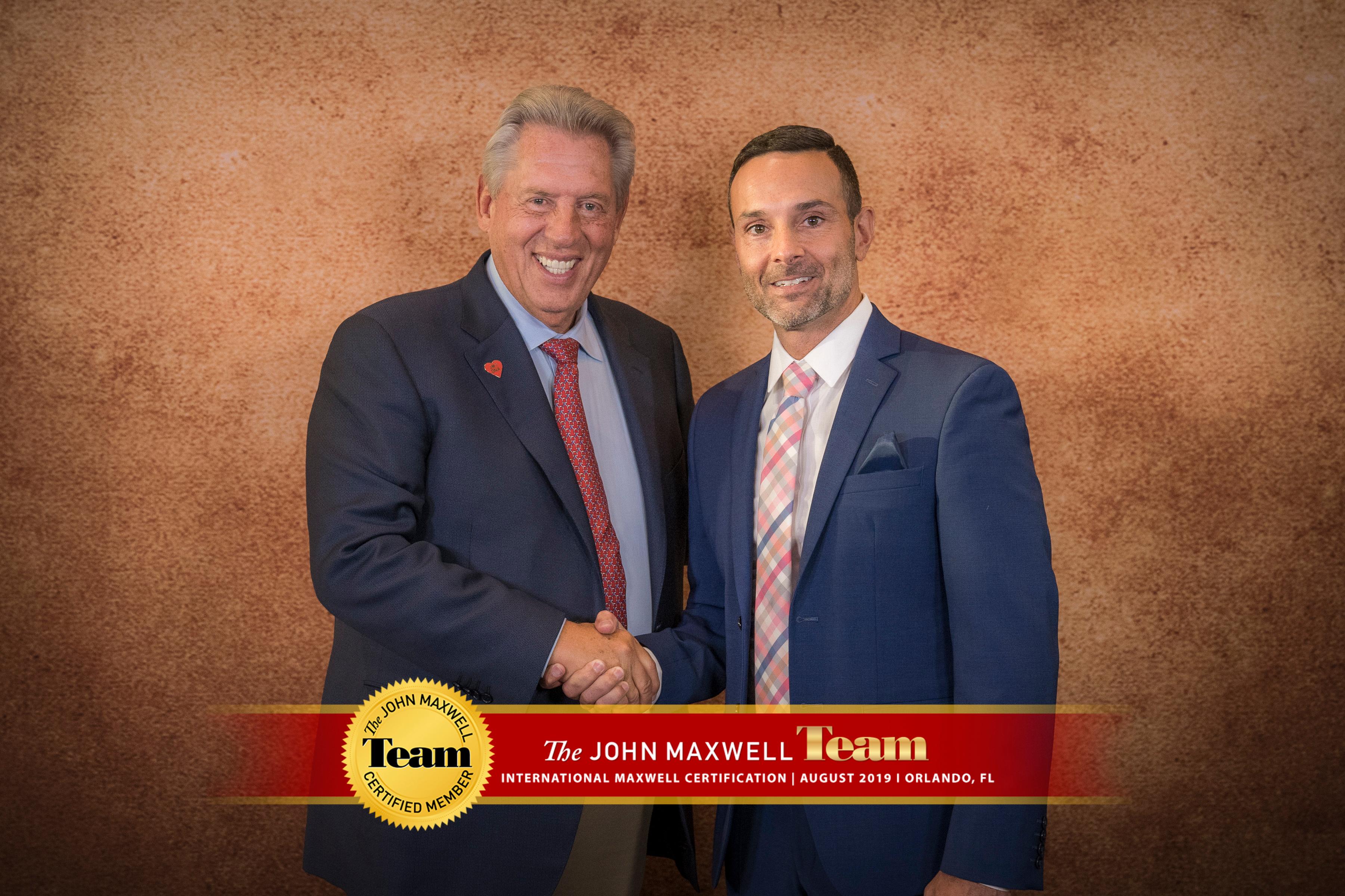 Pictured with John Maxwell