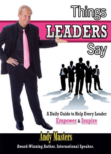 Things LEADERS Say Bookcover