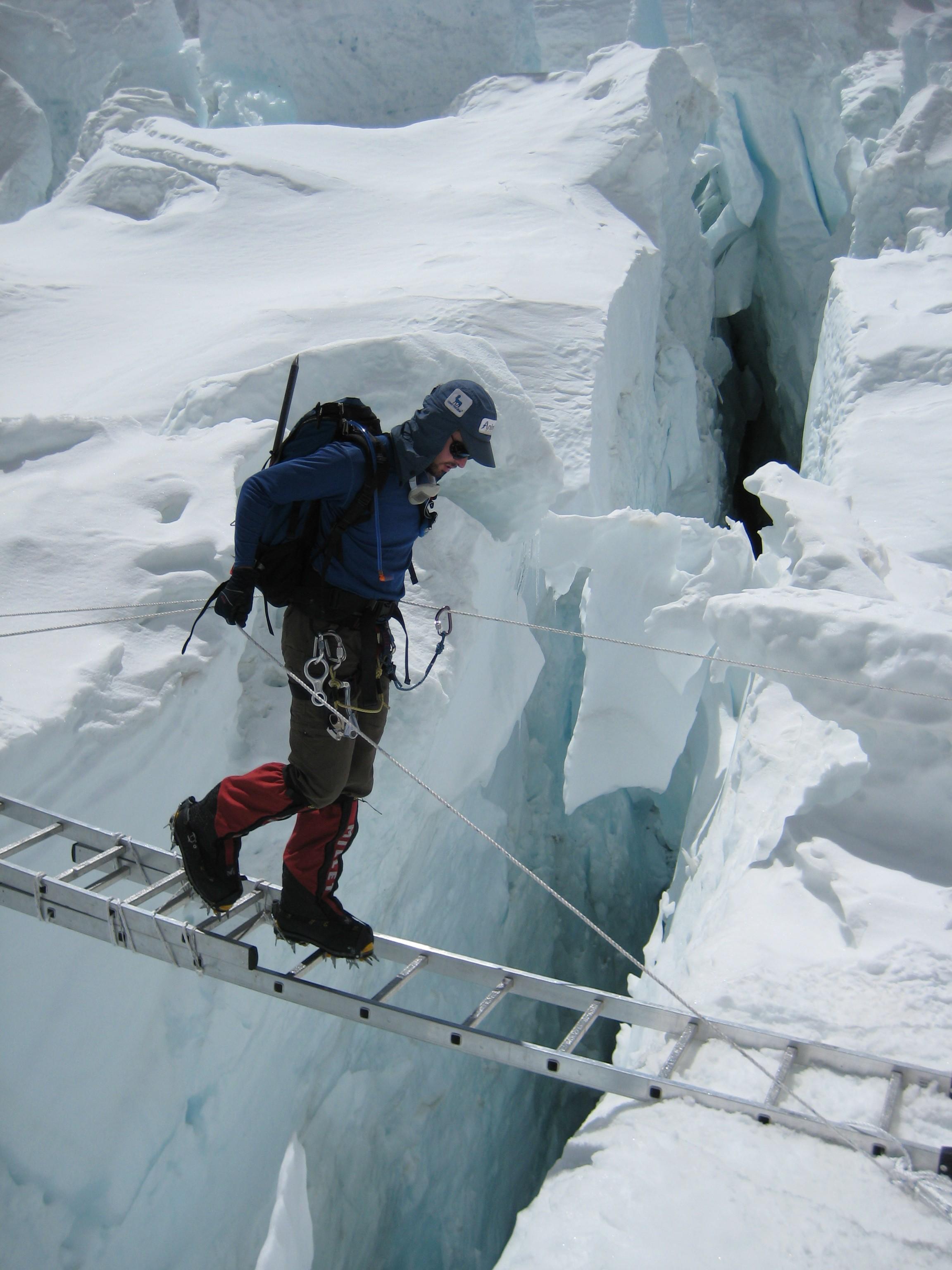 Sébastien Sasseville on Mt Everest