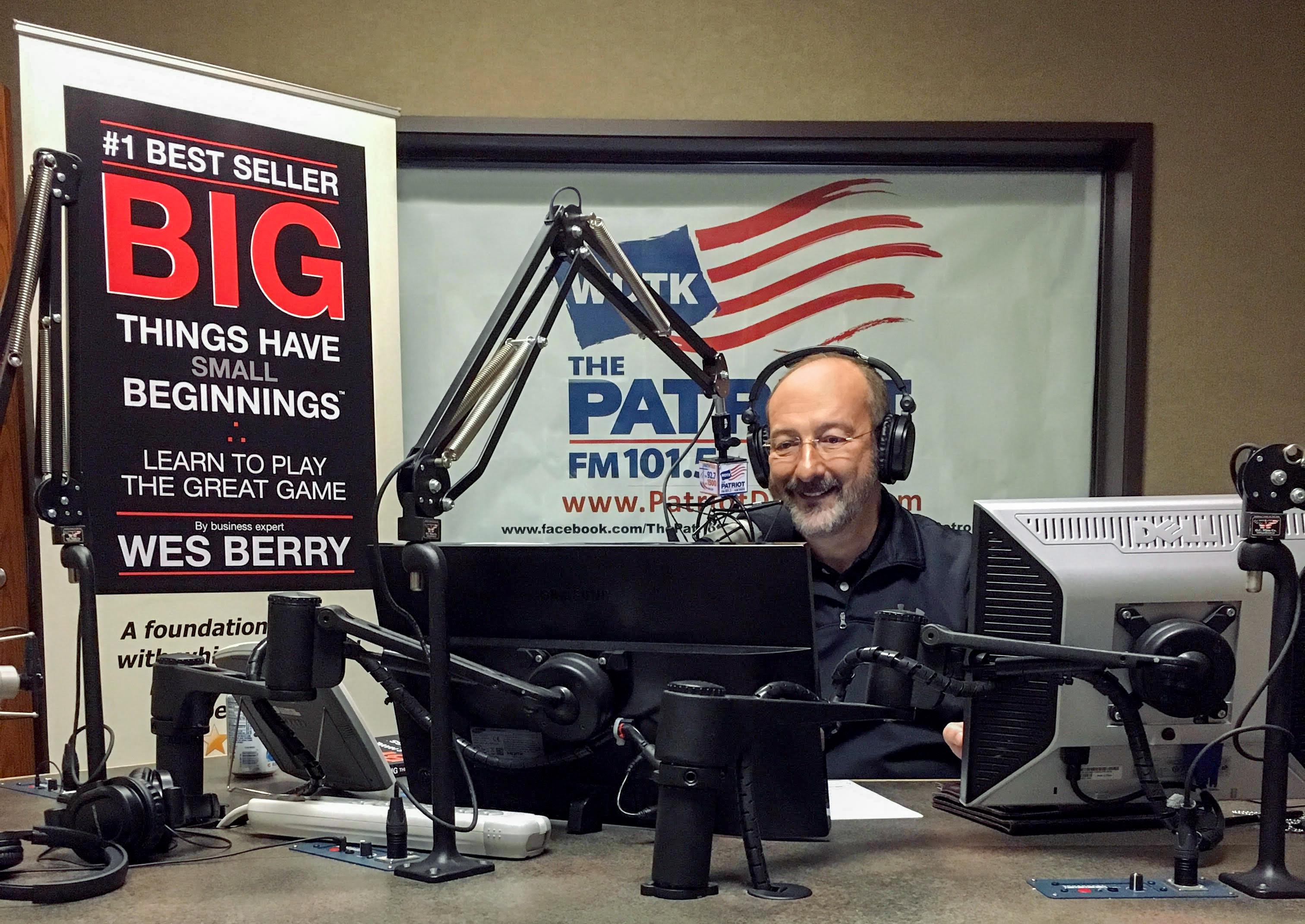 Wes Berry on the air at WDTK