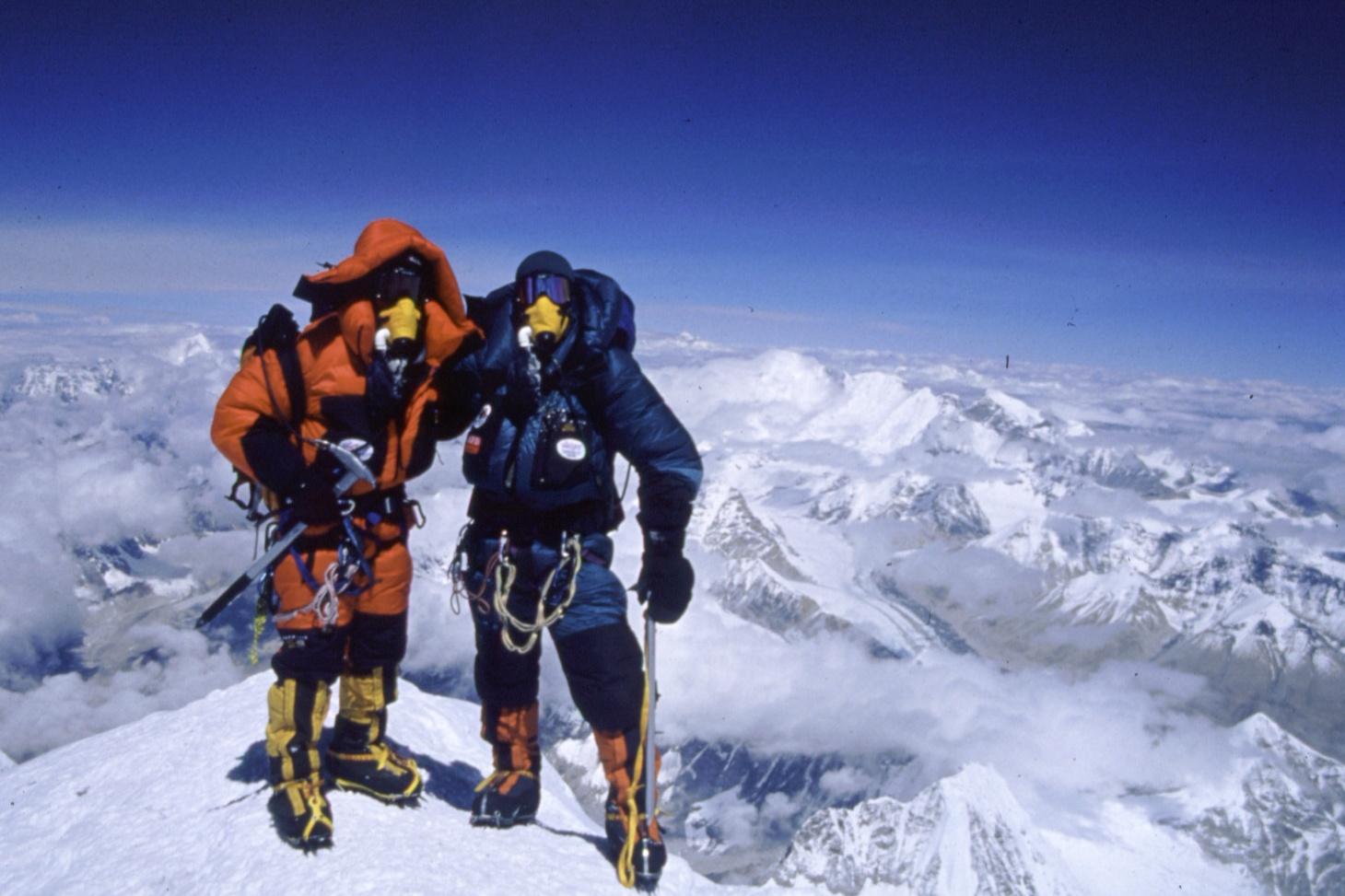 Jeff and Erik on Mt Everest summit