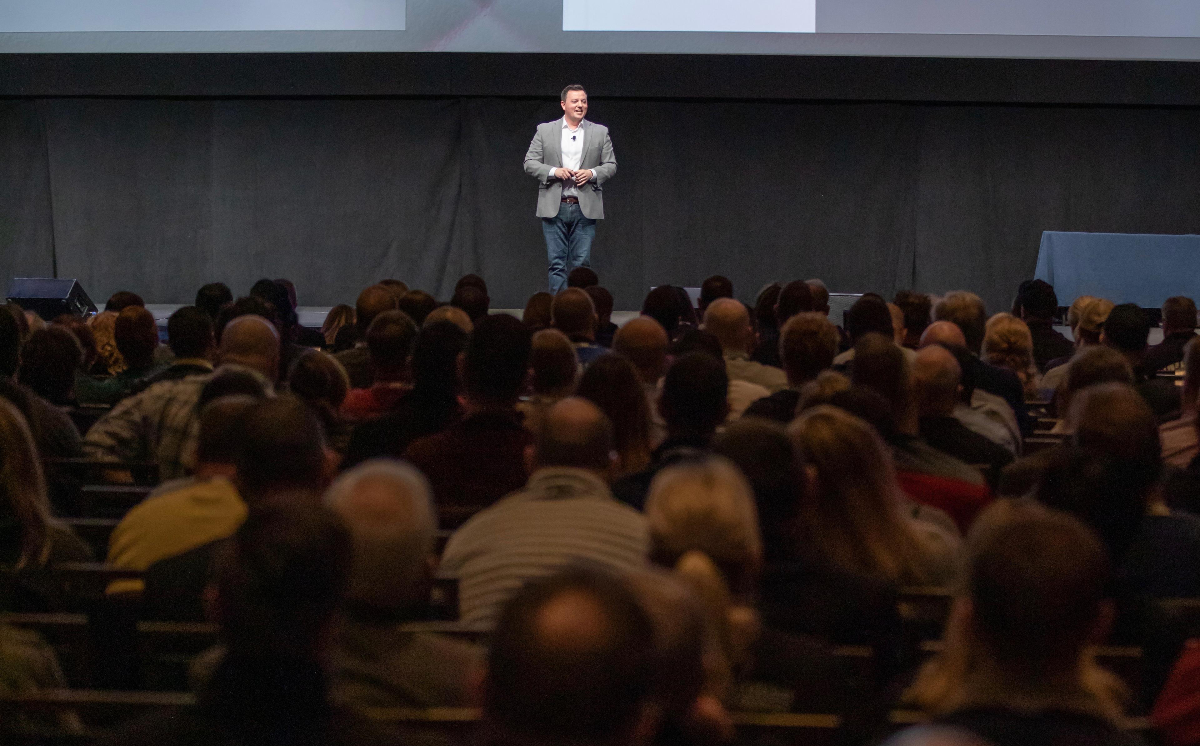 Ryan Speaking Onstage #2