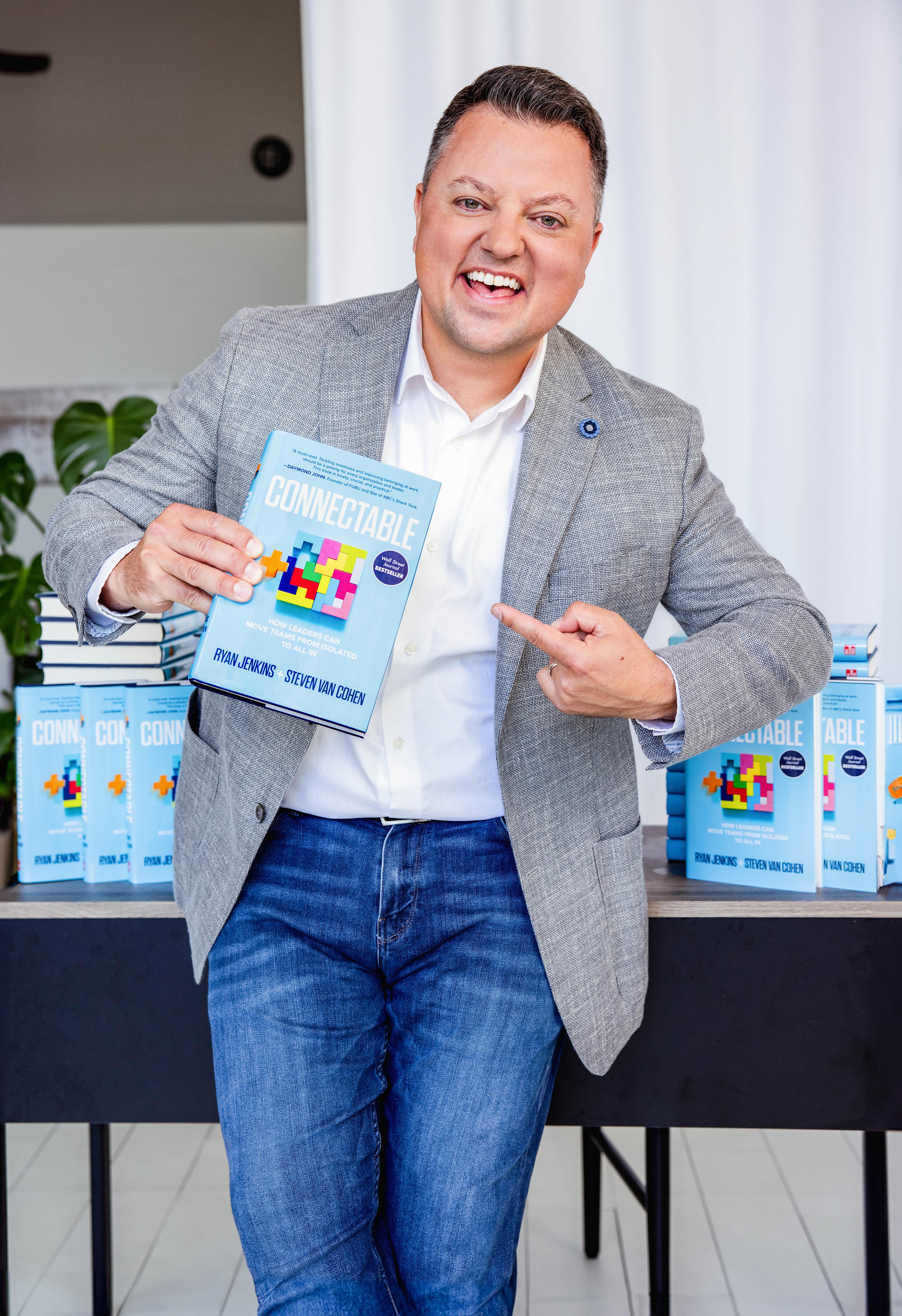 Ryan Jenkins with Book