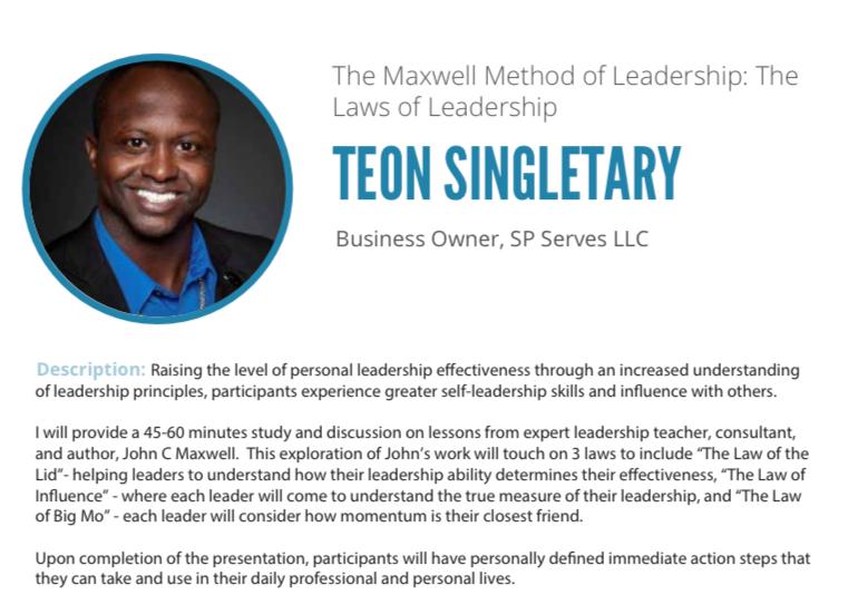 Virtual Speaking Blurb From Client