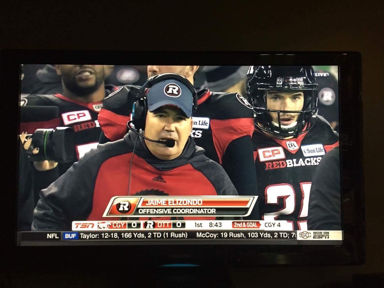 Coach in Action- Grey Cup Champion