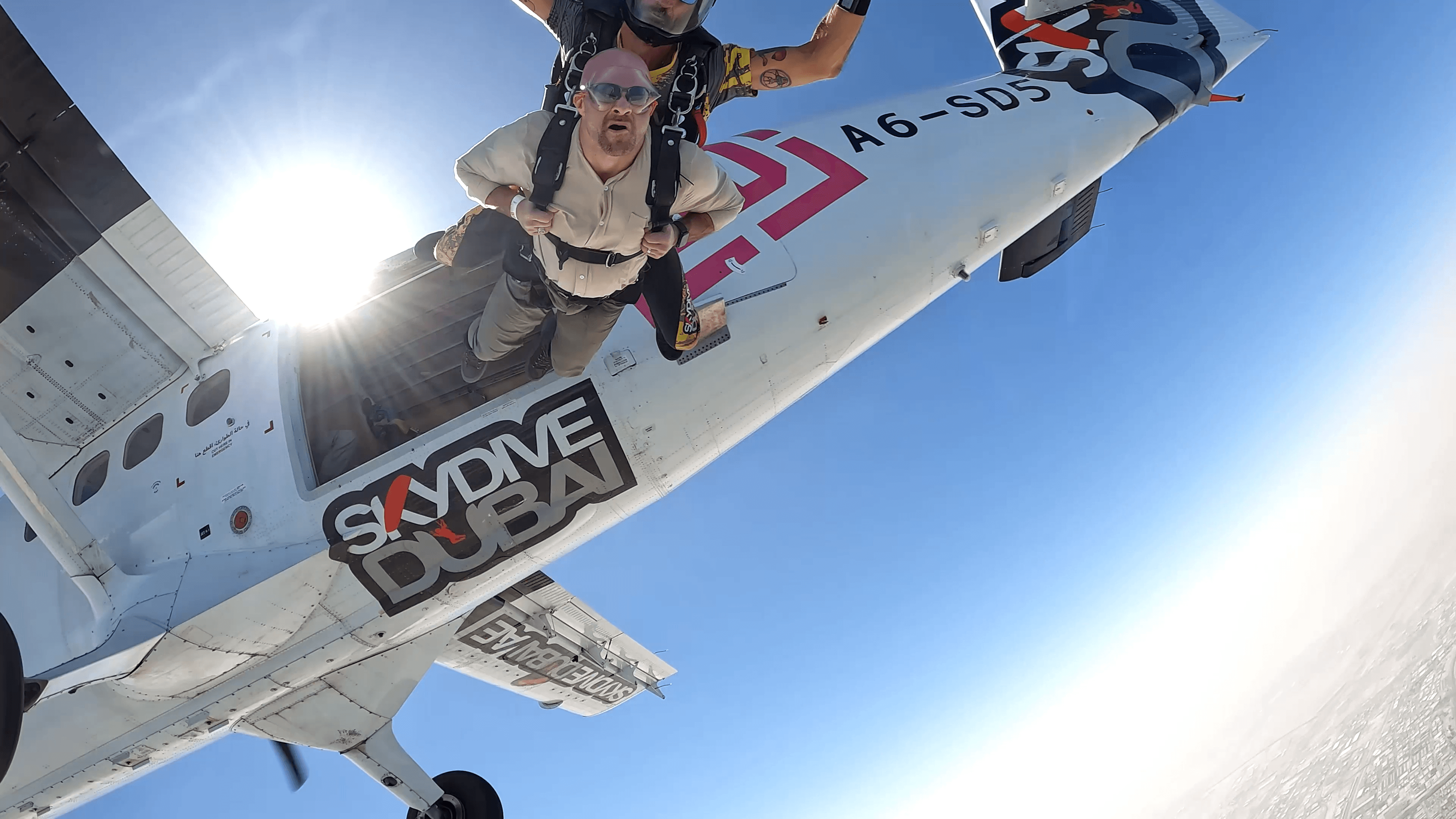 SkyDiveDubaiOutOfPlane