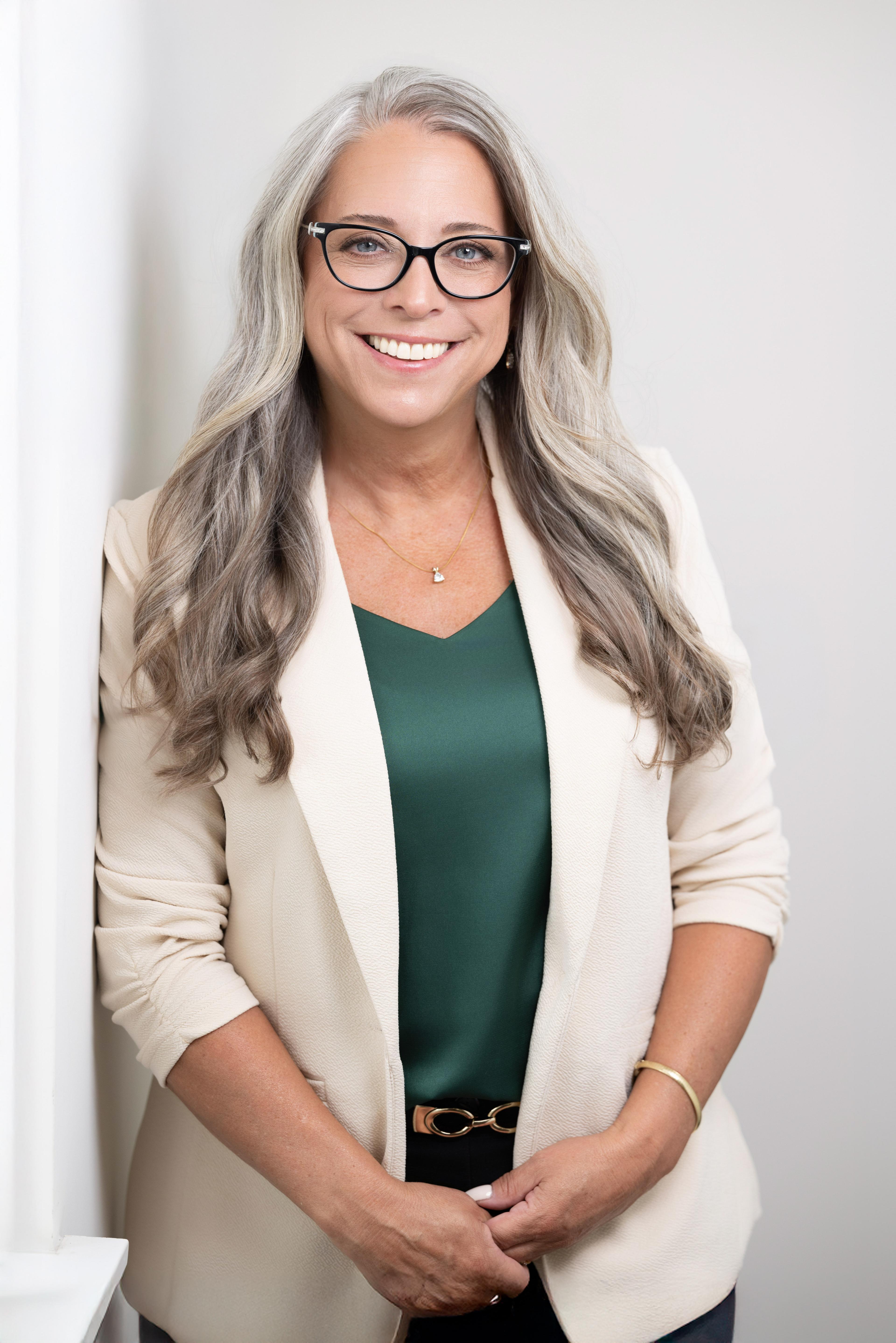 Linda Grizely in Green