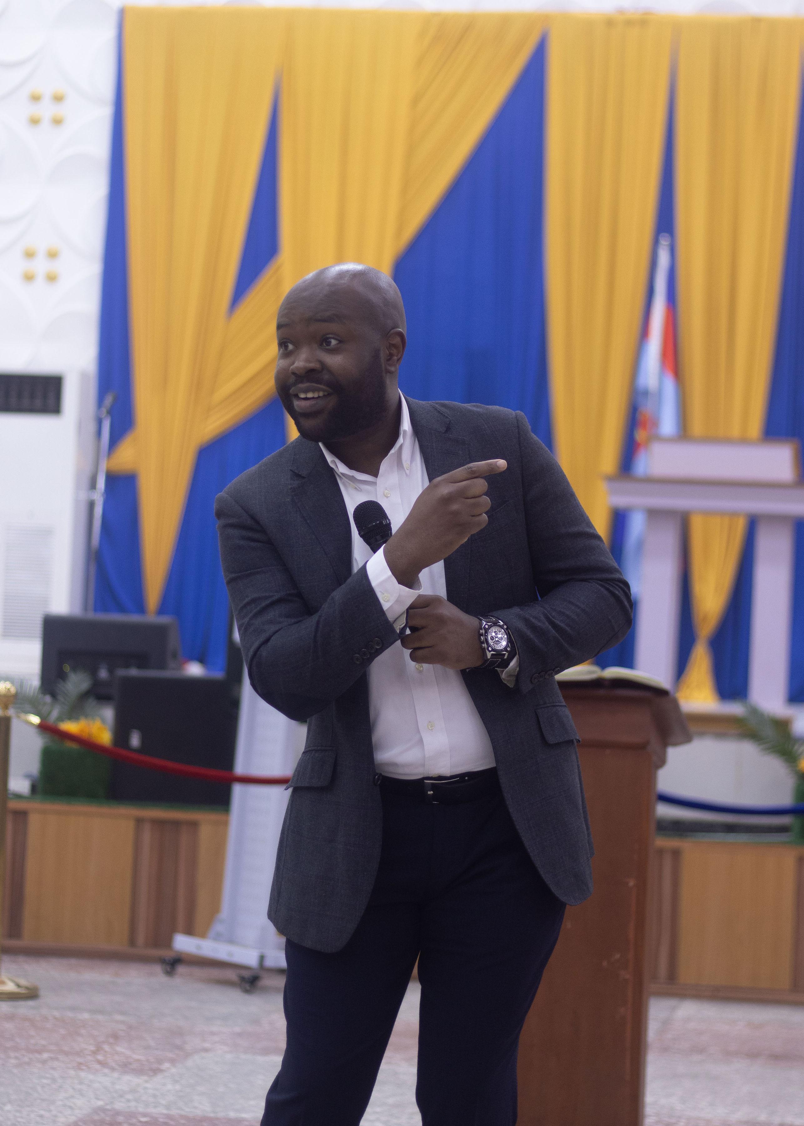 Speaking at Afe Babalola Univeristy