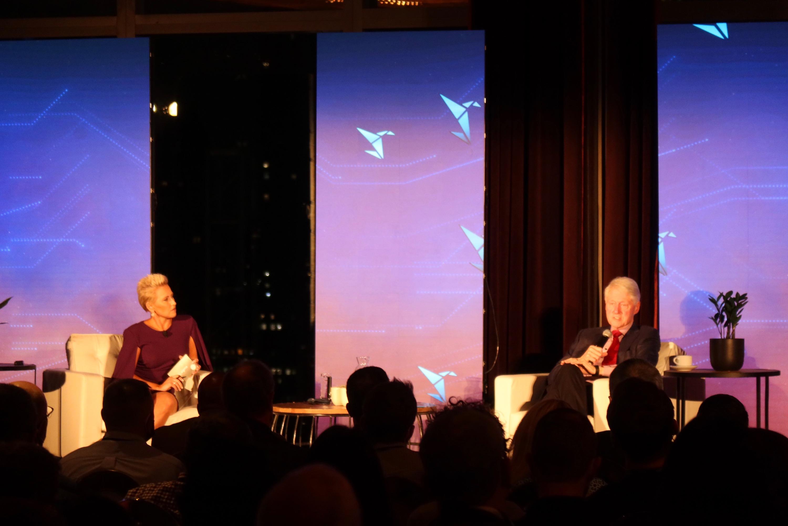 Laura Schwartz interviews President Bill Clinton