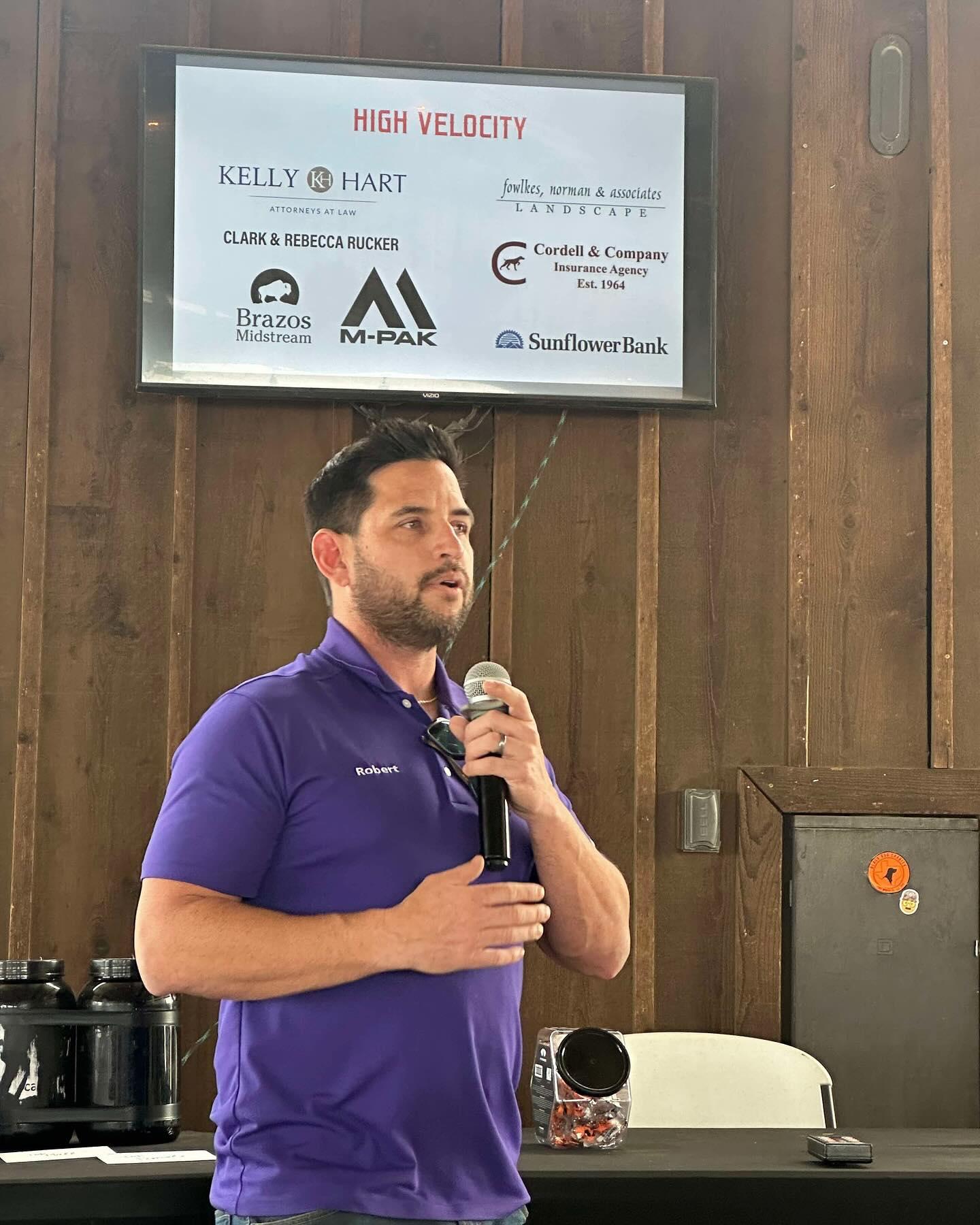 Speaking at the Parker Chamber