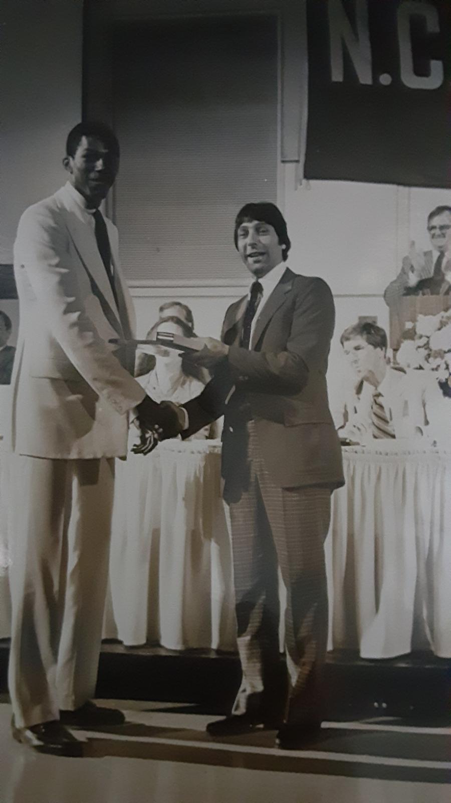 Thurl with Coach Jim Valvano