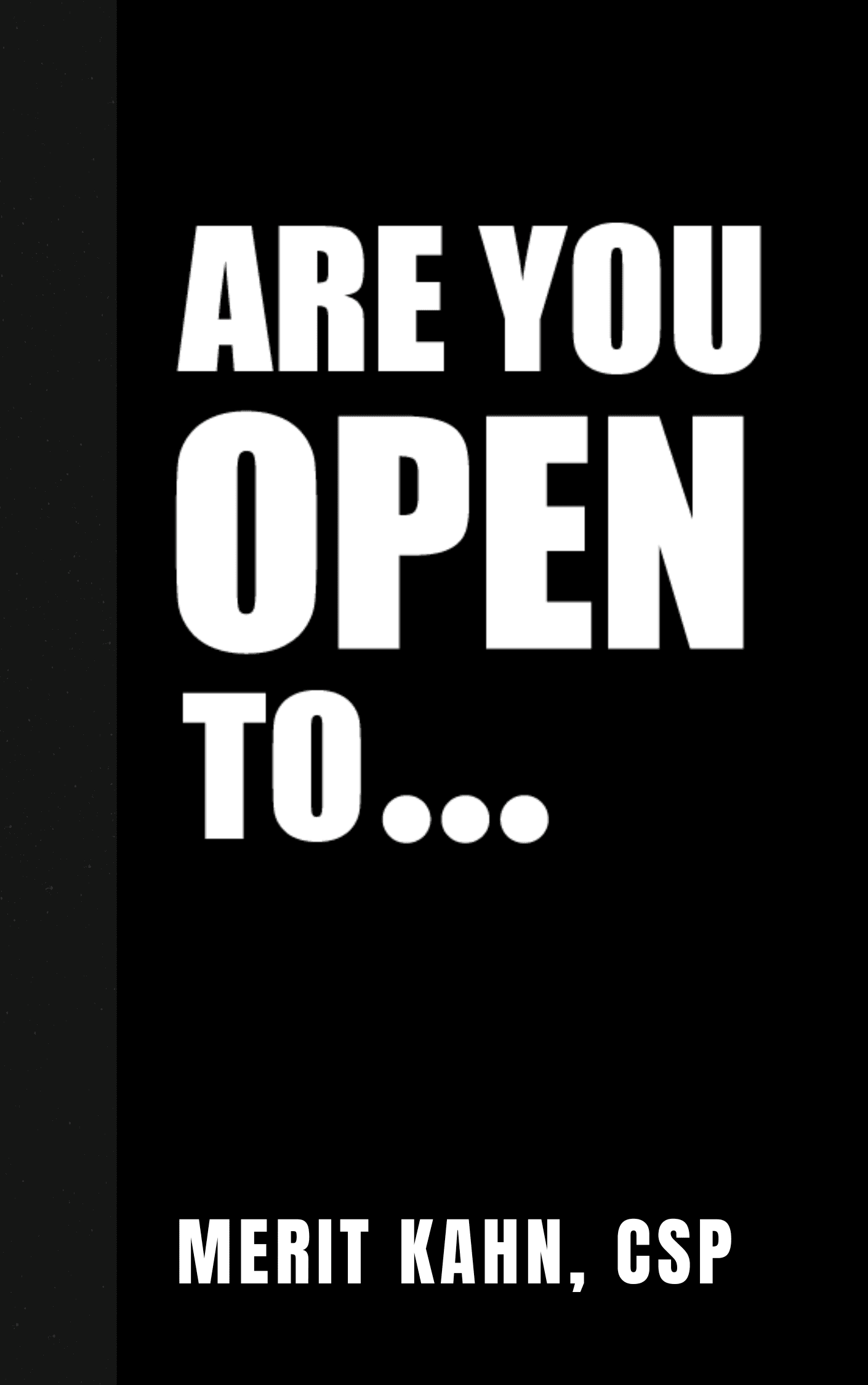 2023 Book Cover mock up