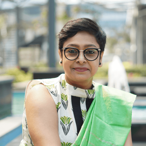 Srijata's Headshot in Saree
