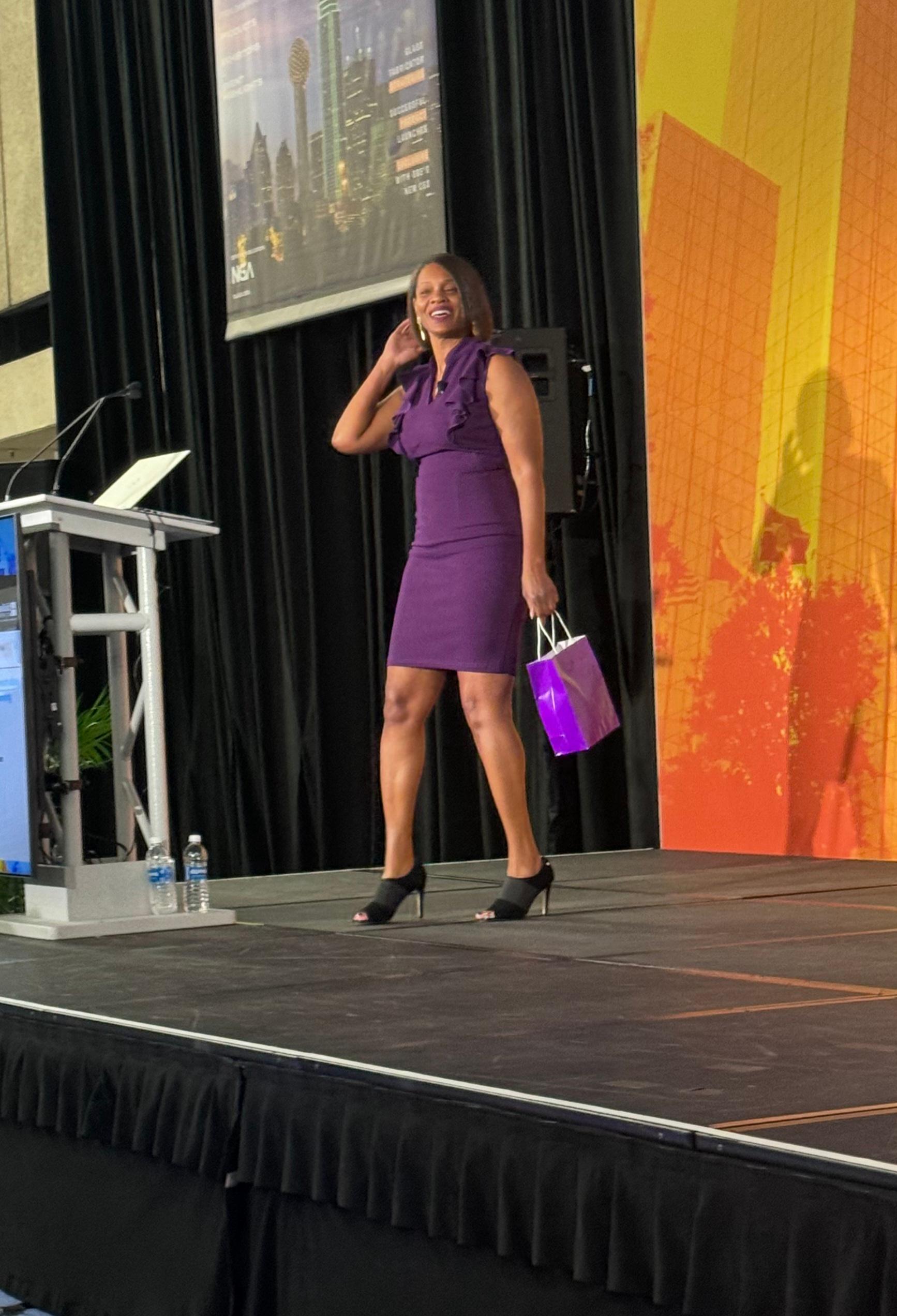 Nicole Calhoun on stage NGA