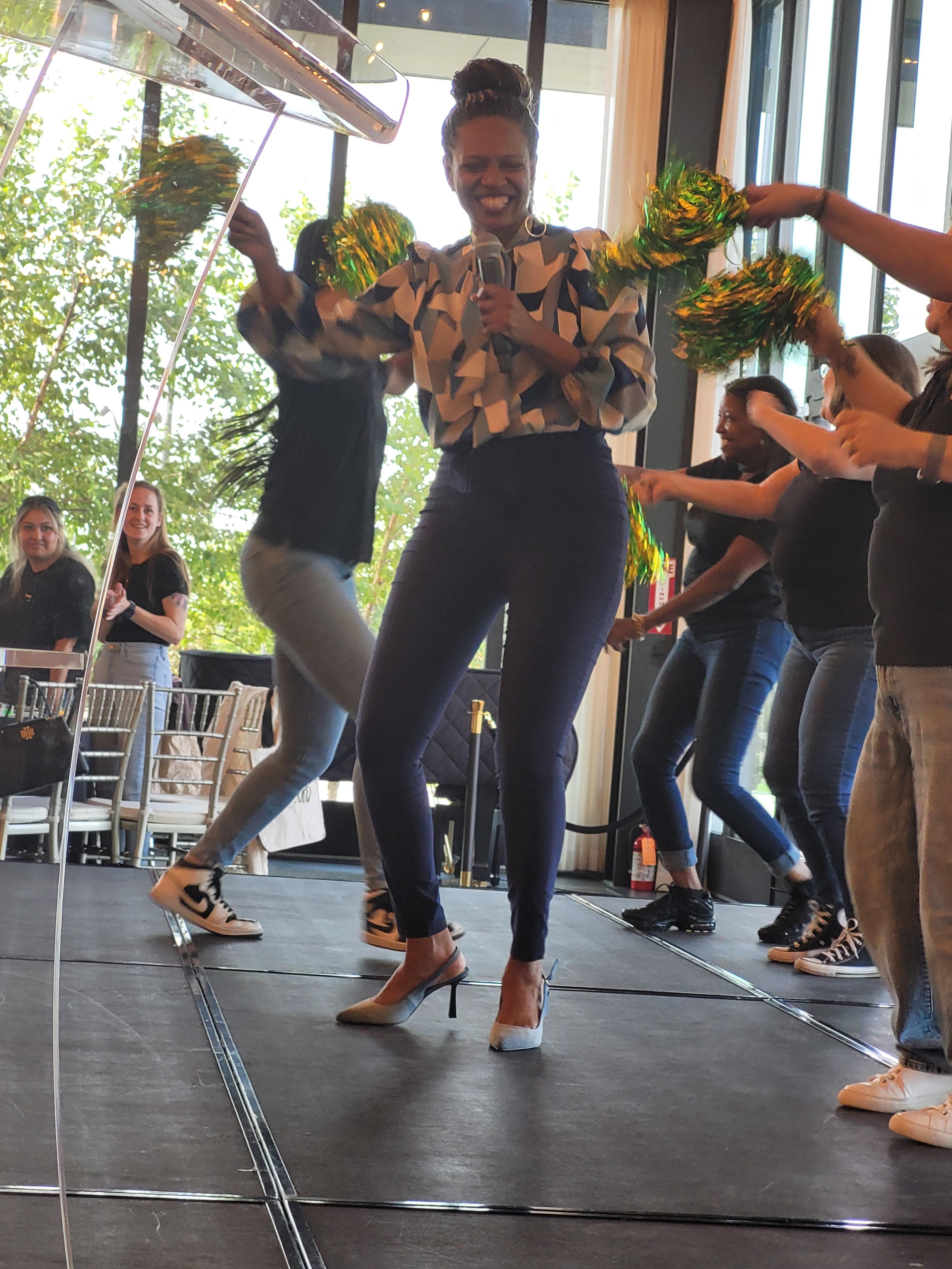 Nicole Calhoun speaking for Primrose