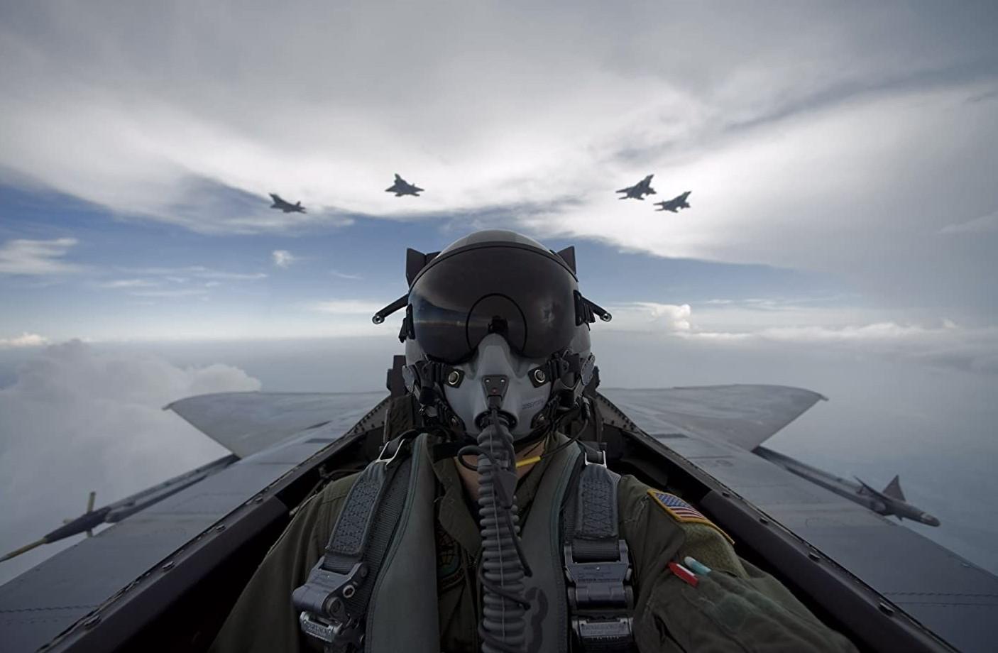 Fighter Pilot In Jet