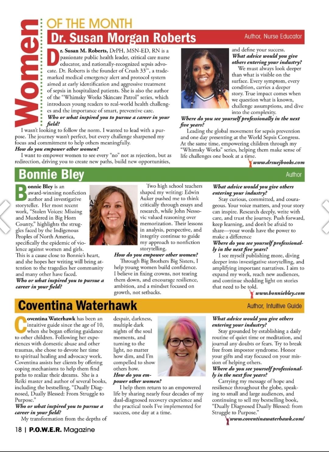 Highlight in Fall Issue-POWER