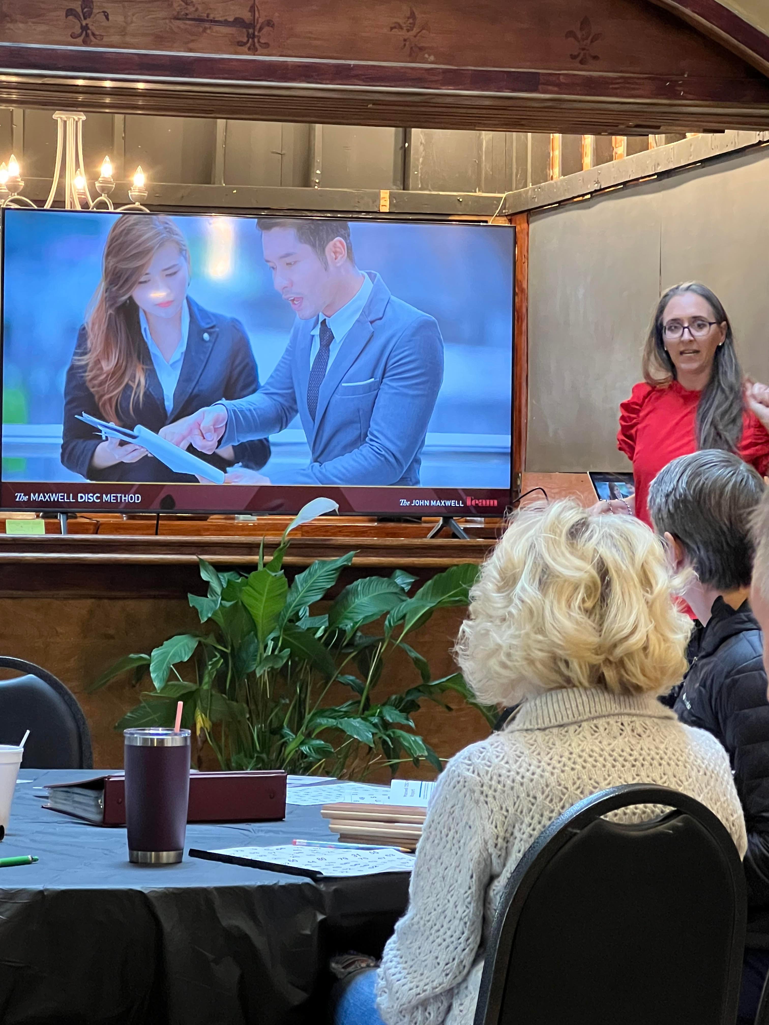 Crystal Baddorf DISC workshops