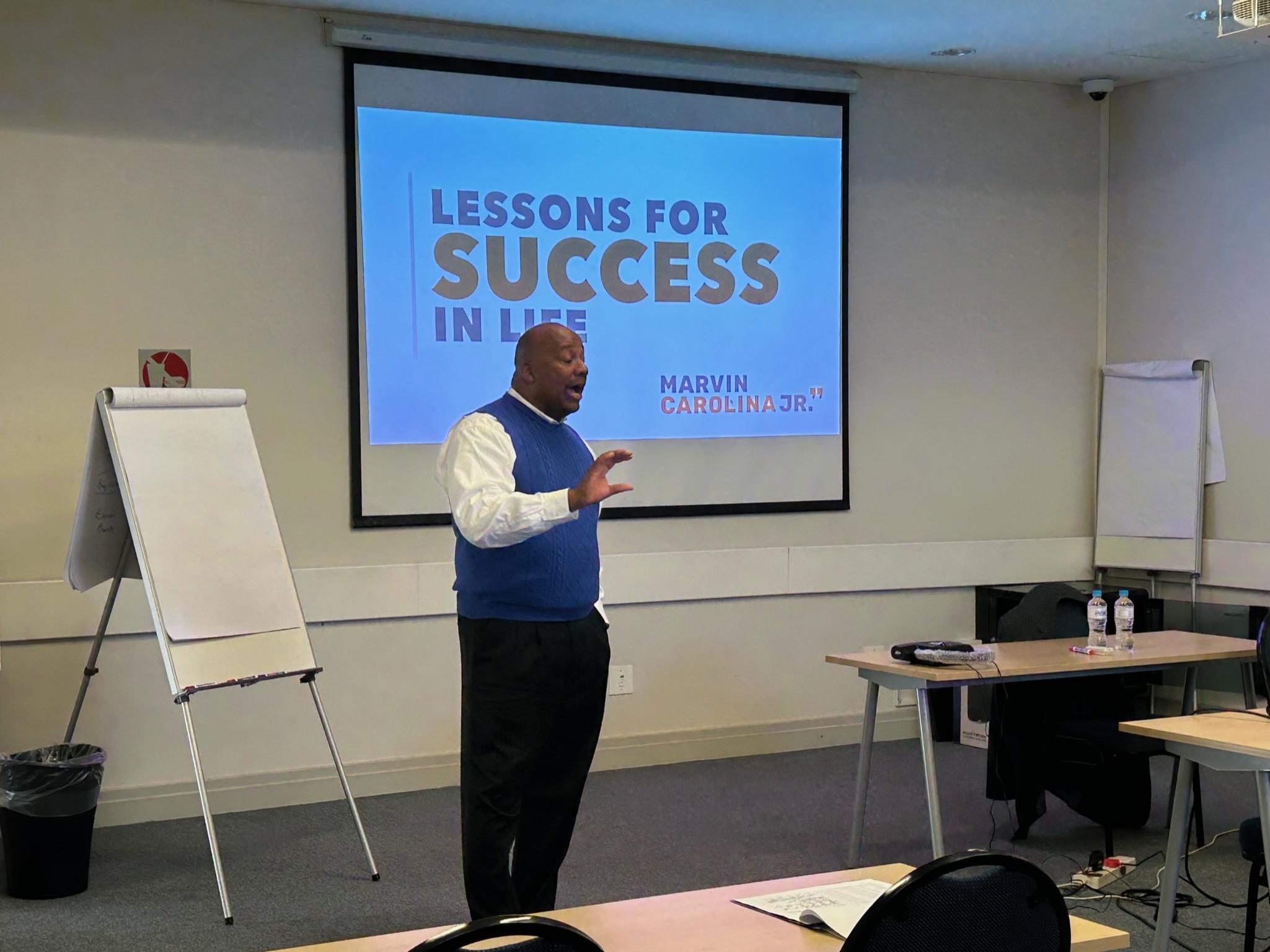 Marvin Coaching Entrepreneurs in Cape Town