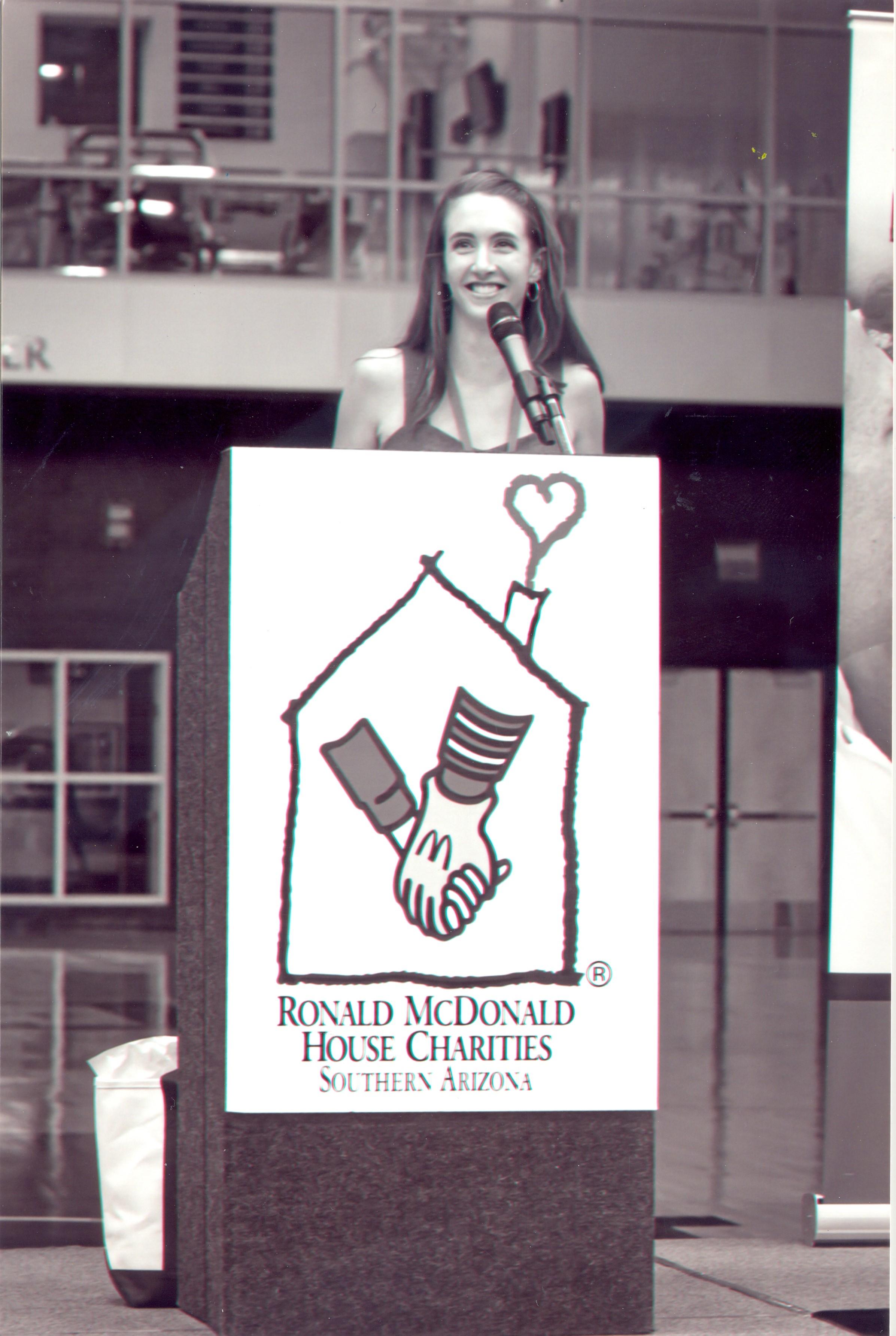 Alicia at Ronald McDonald Charity Event