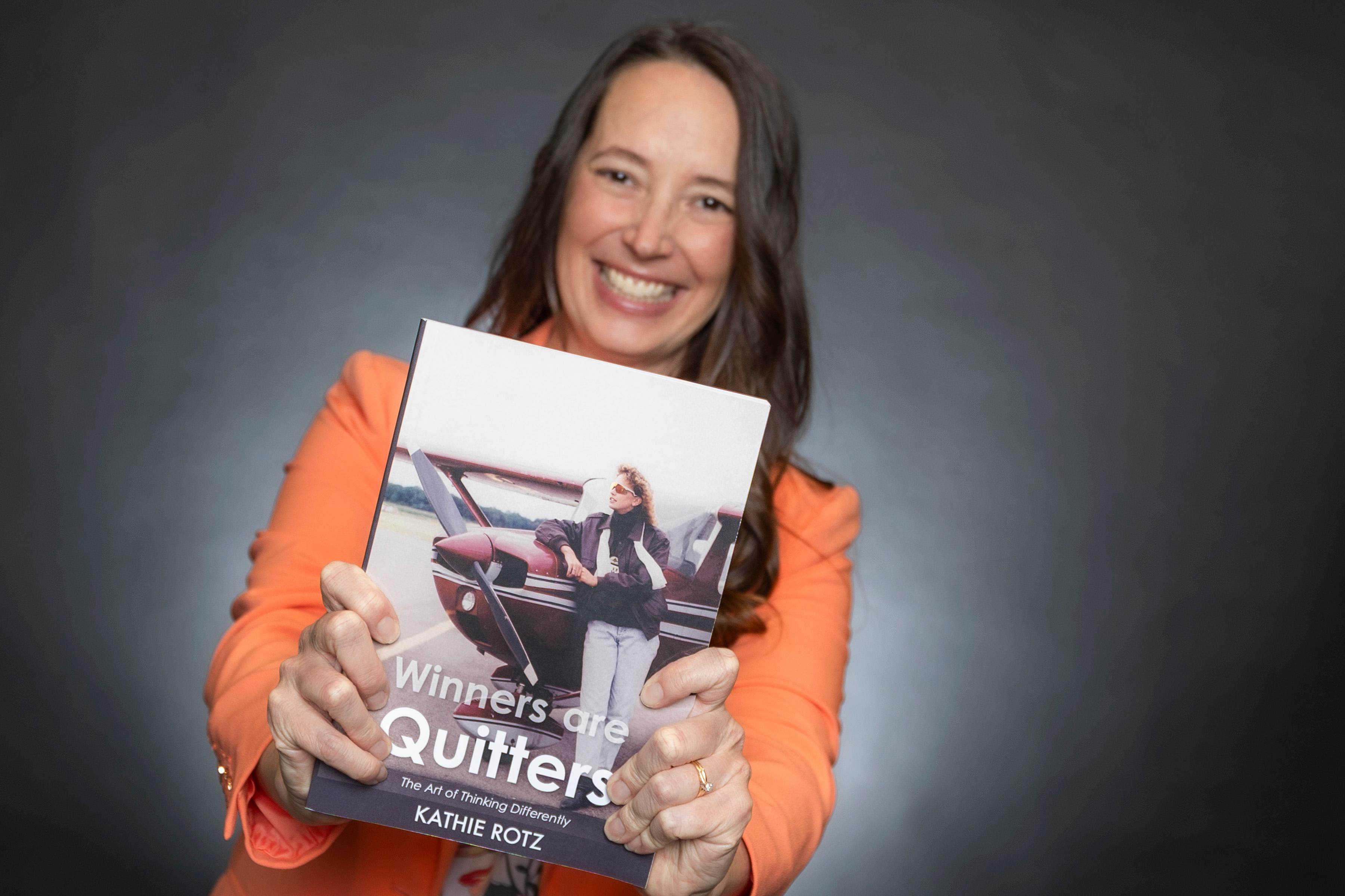 Kathie with book
