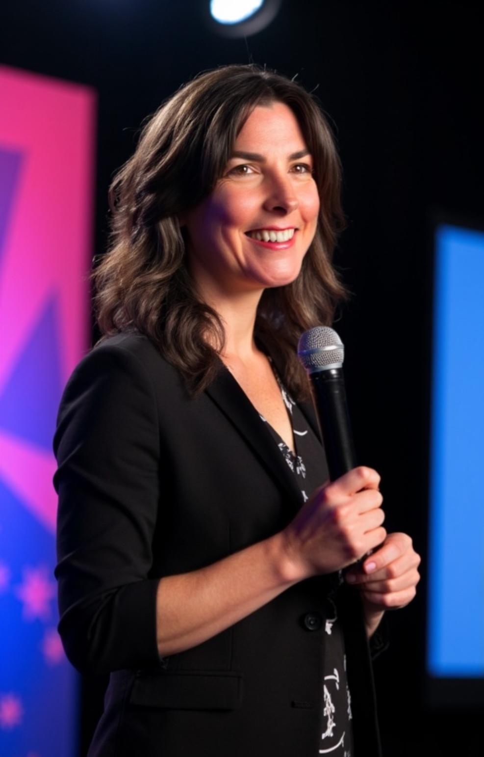 Nicole Paquet - with mic