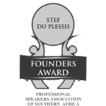 received PSA Southern Africa - Founders Award