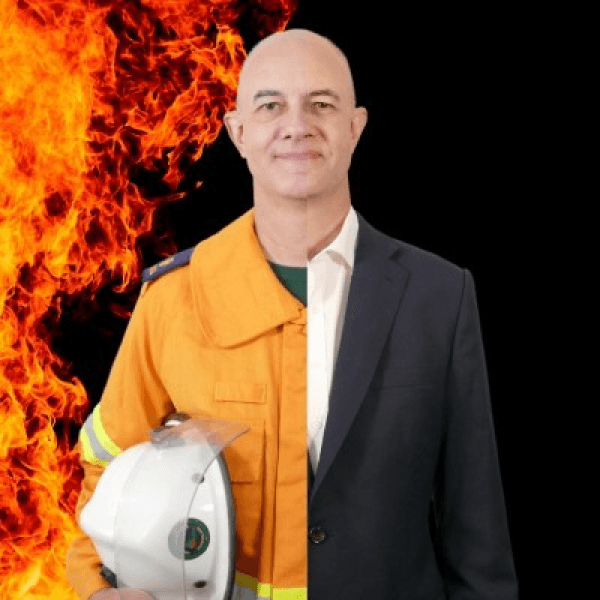 Firefighter Brad Hauck