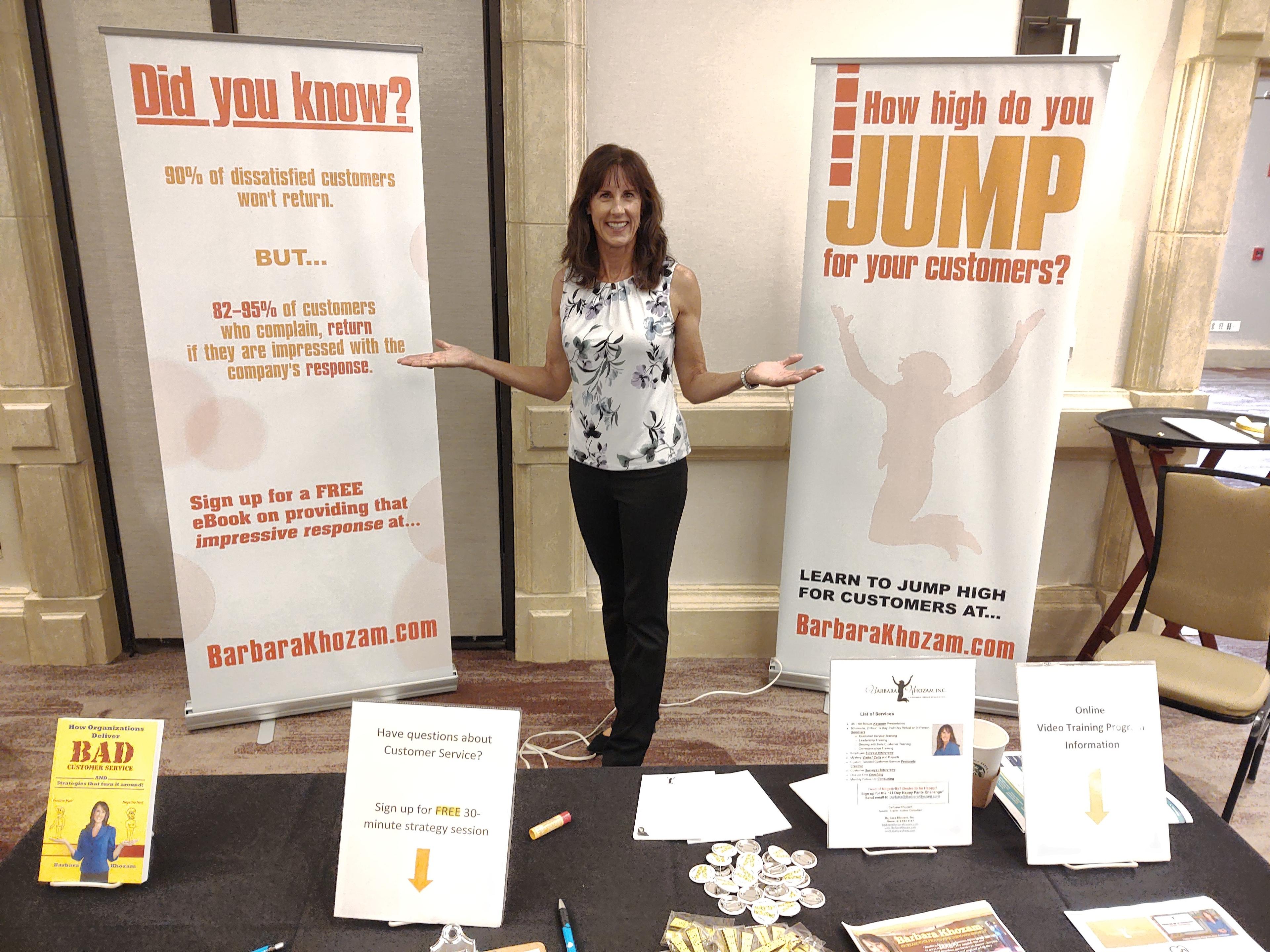 NAOHP trade show booth