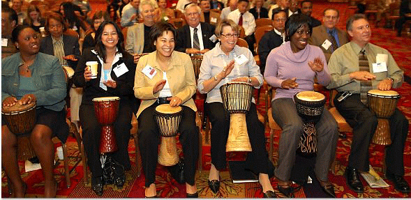 Participants Interacting