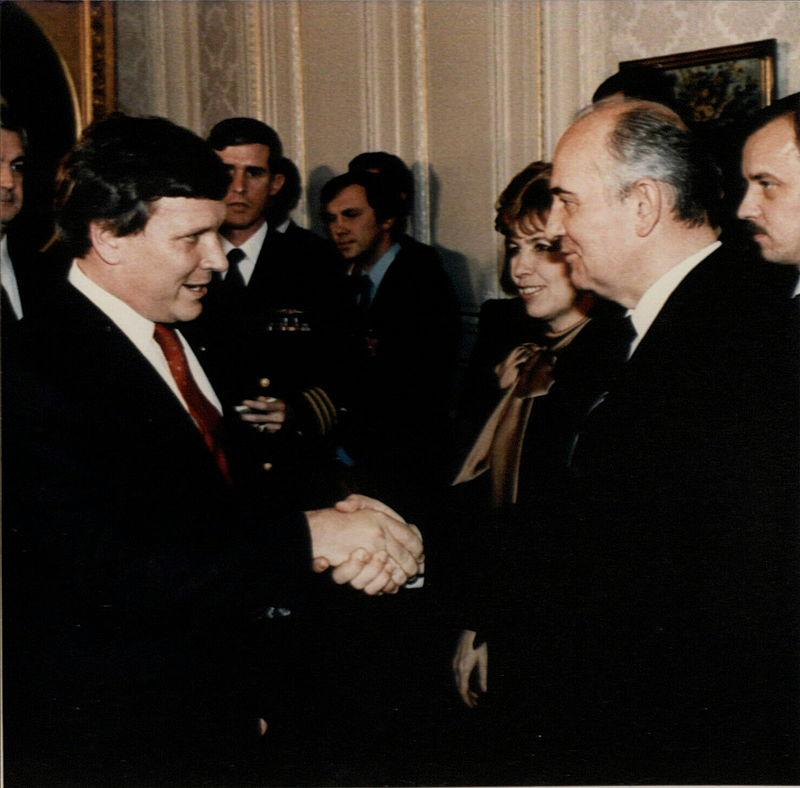 William Martin and Mikhail Gorbachev