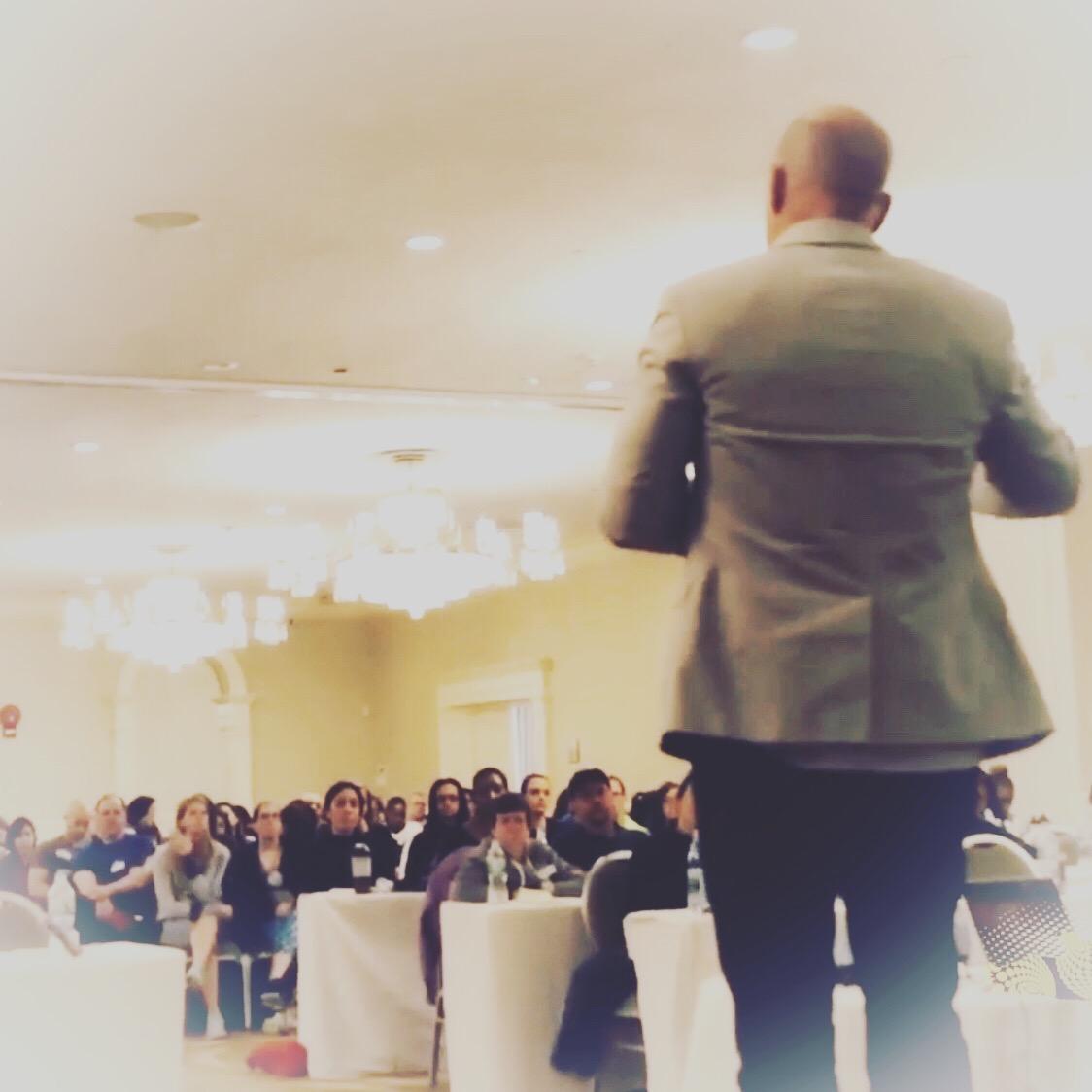 David speaking at a breakout session