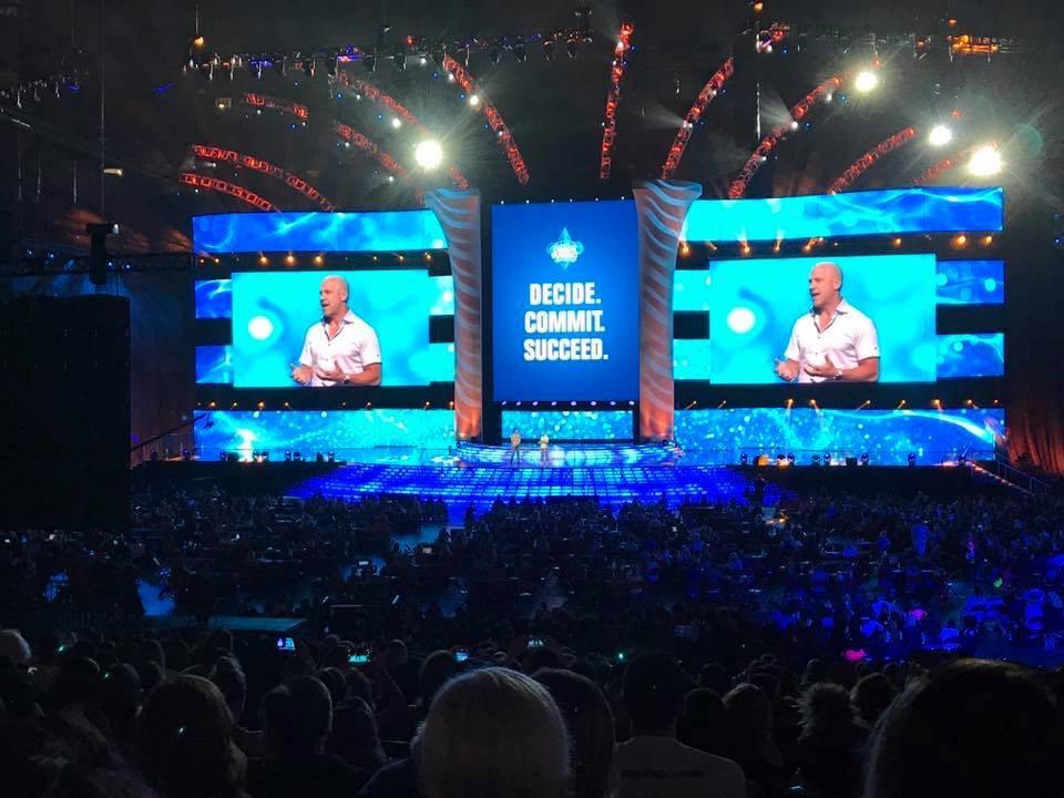 David speaking to 20,000 in New Orleans, LA